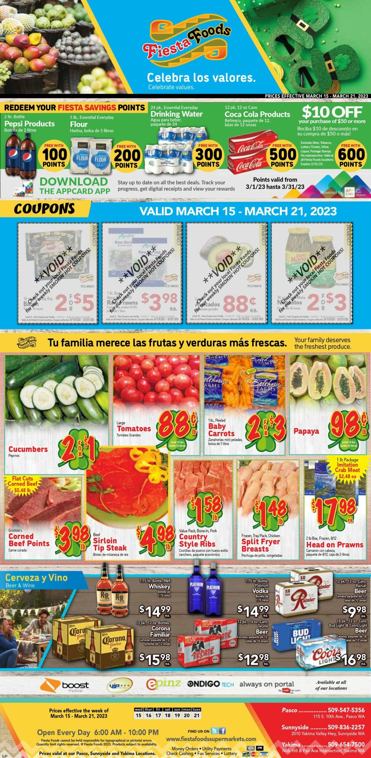 Catalogue Fiesta Foods SuperMarkets from 03/15/2023