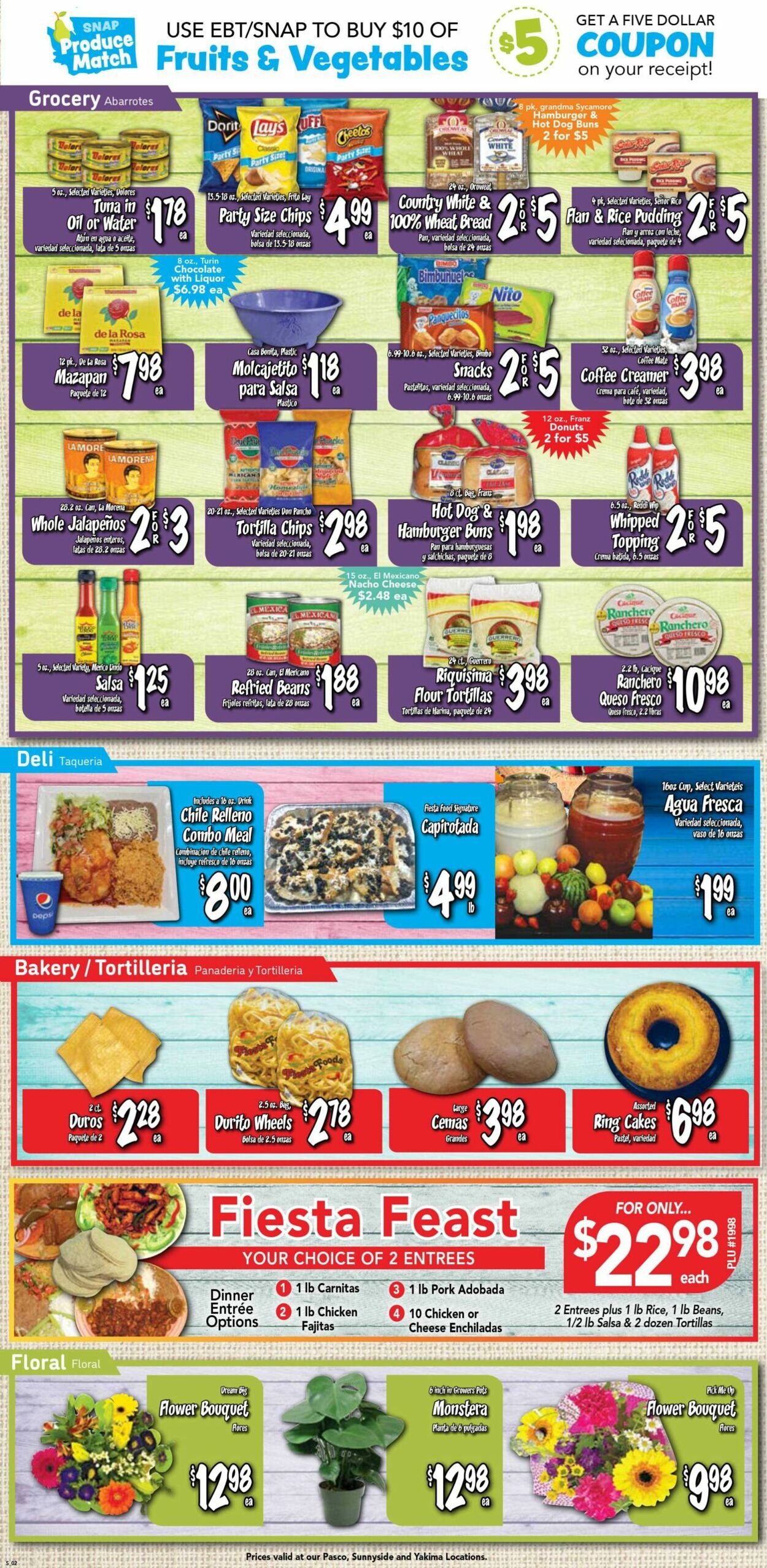 Catalogue Fiesta Foods SuperMarkets from 03/22/2023
