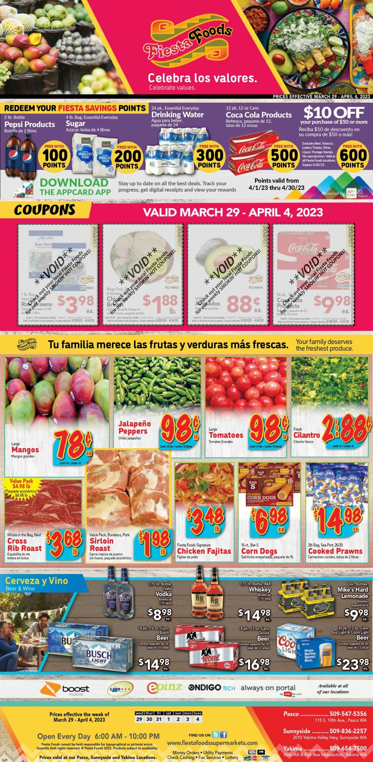 Catalogue Fiesta Foods SuperMarkets from 03/29/2023