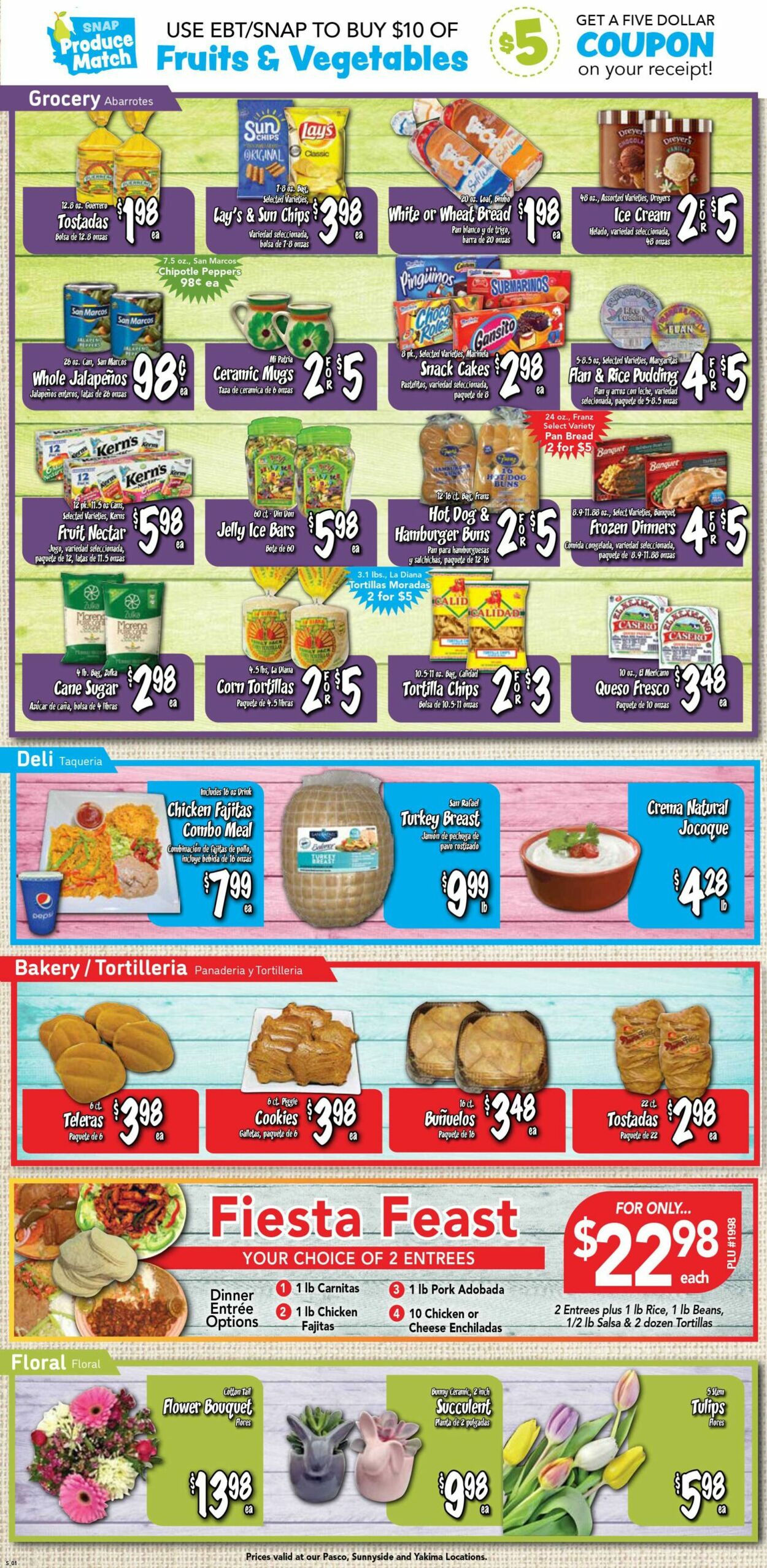 Catalogue Fiesta Foods SuperMarkets from 03/29/2023