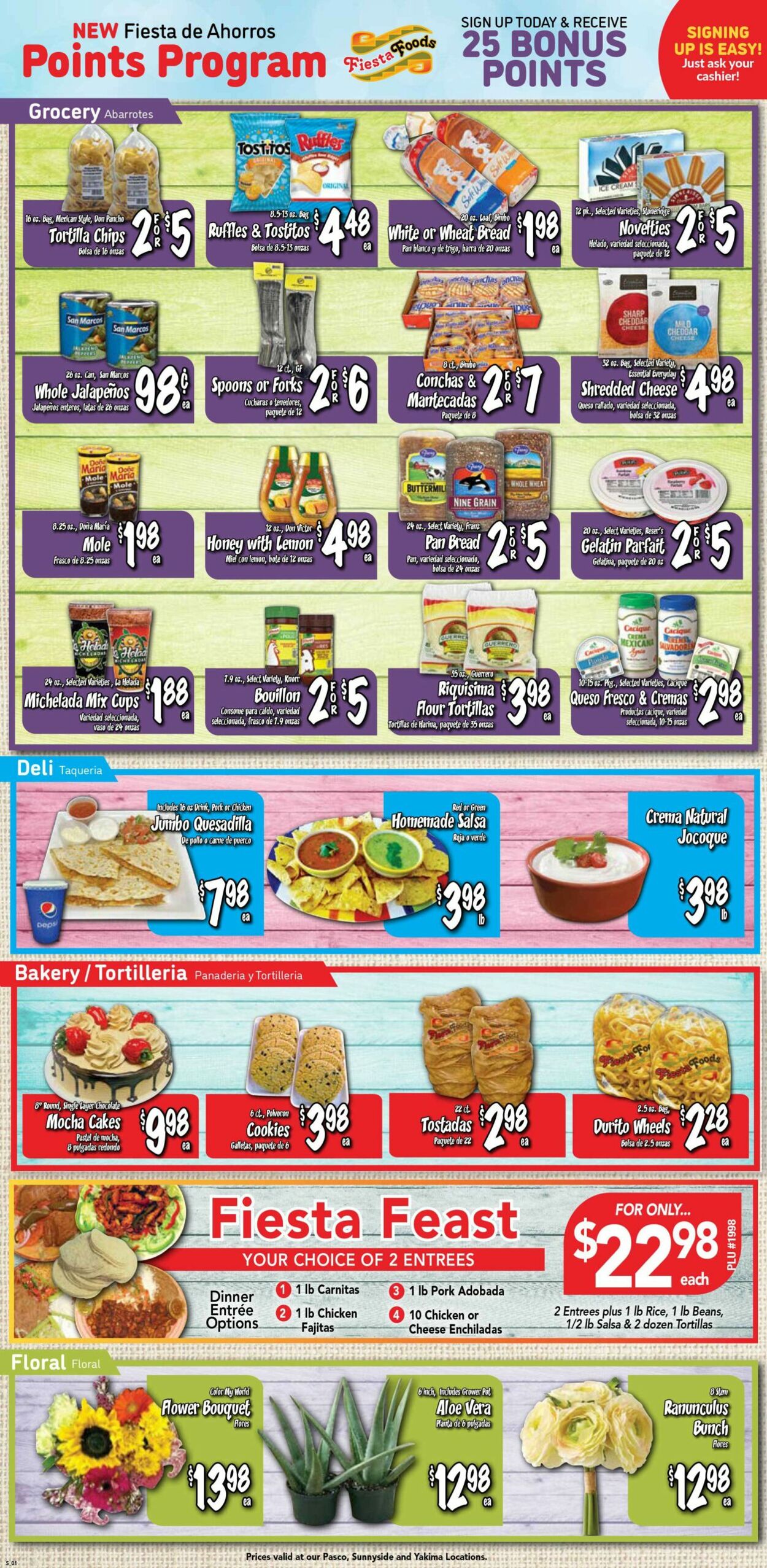 Catalogue Fiesta Foods SuperMarkets from 04/19/2023