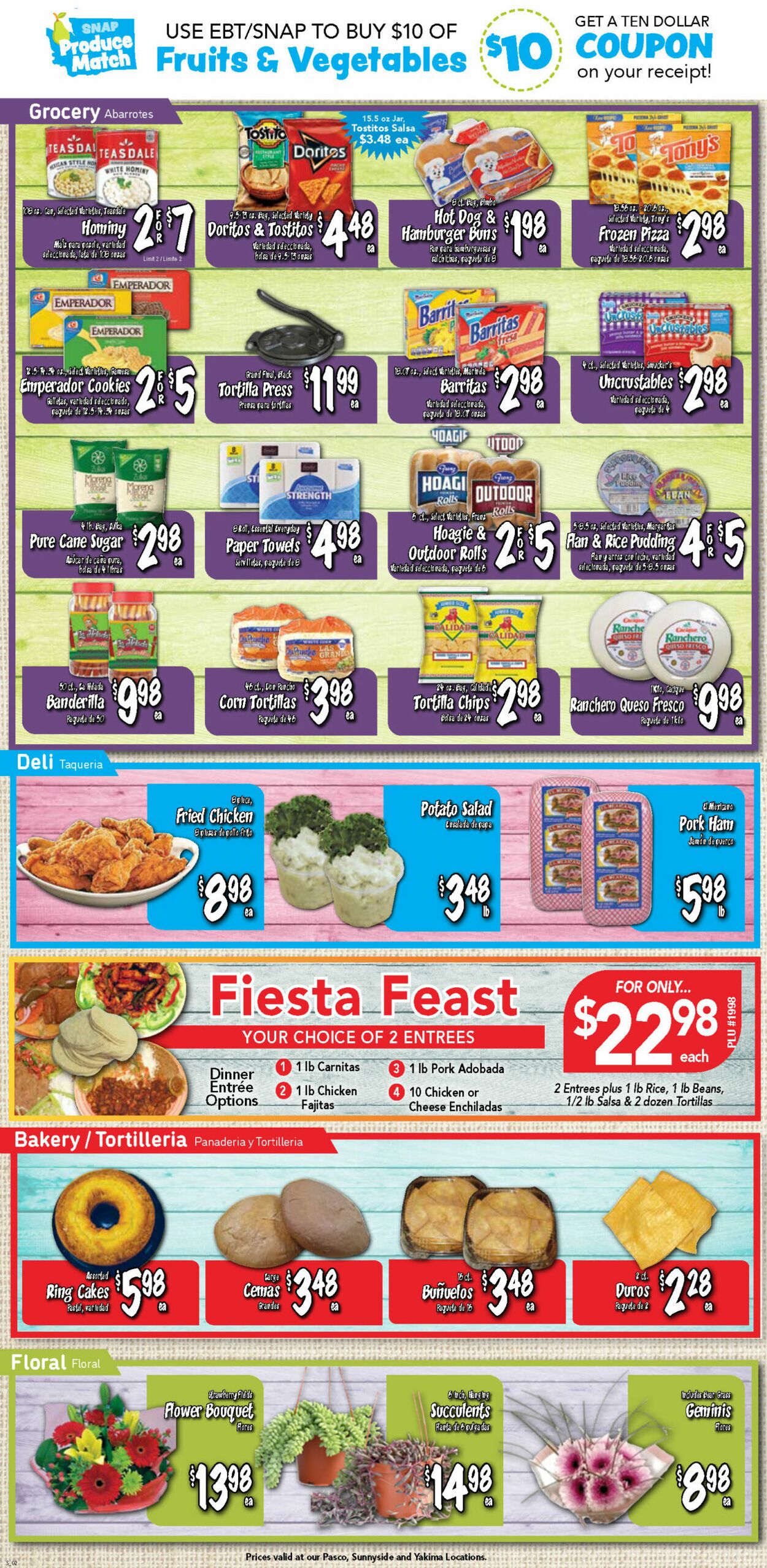 Catalogue Fiesta Foods SuperMarkets from 04/26/2023
