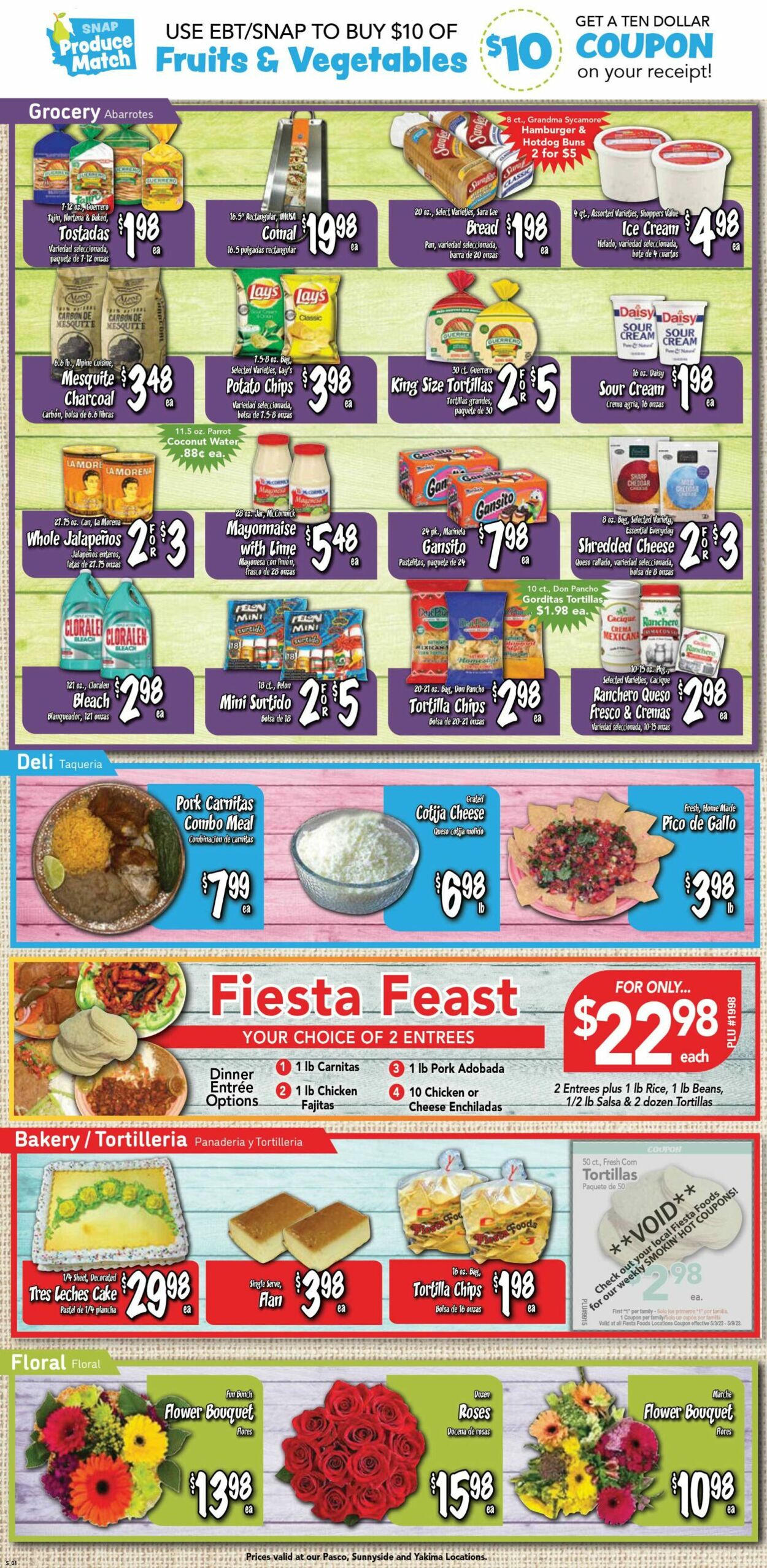 Catalogue Fiesta Foods SuperMarkets from 05/03/2023