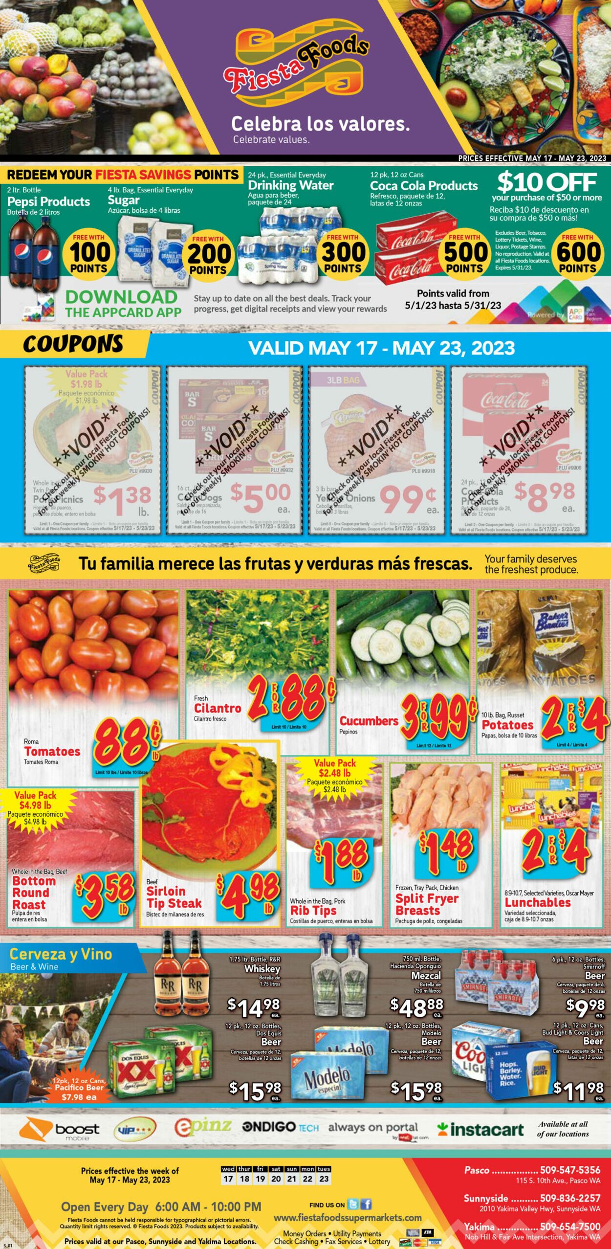 Catalogue Fiesta Foods SuperMarkets from 05/17/2023