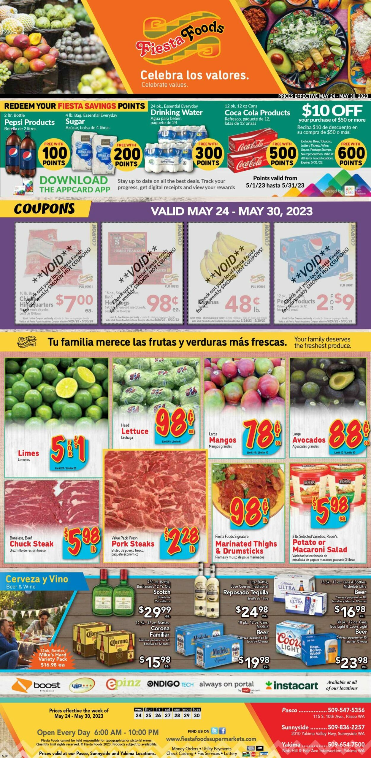 Catalogue Fiesta Foods SuperMarkets from 05/24/2023