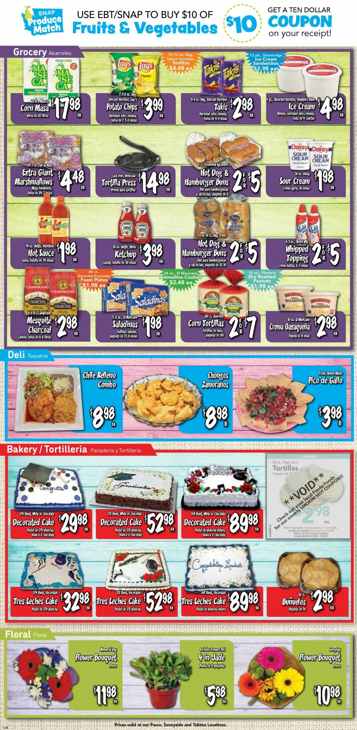 Catalogue Fiesta Foods SuperMarkets from 05/24/2023