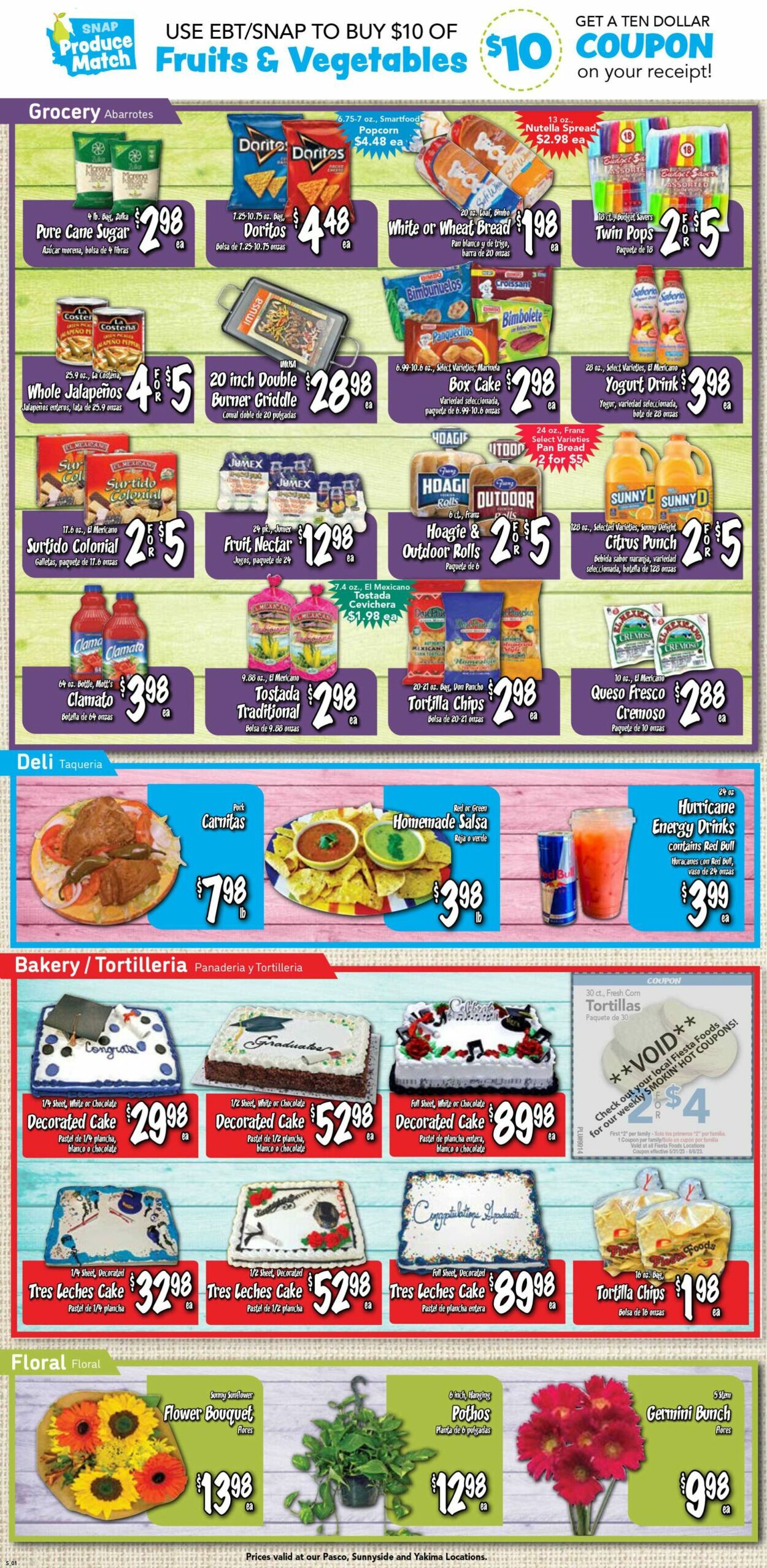 Catalogue Fiesta Foods SuperMarkets from 05/31/2023