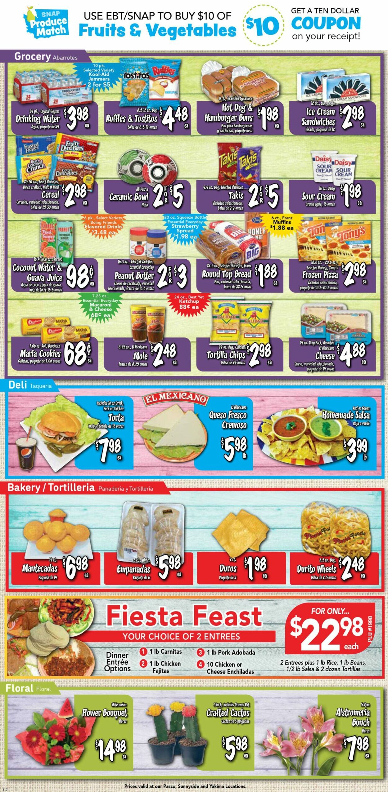 Catalogue Fiesta Foods SuperMarkets from 08/23/2023