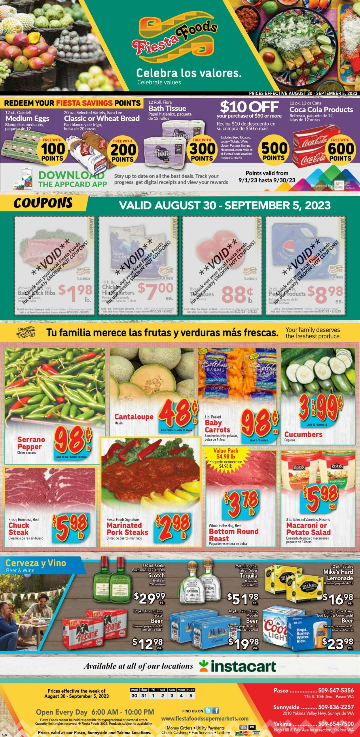 Catalogue Fiesta Foods SuperMarkets from 08/30/2023