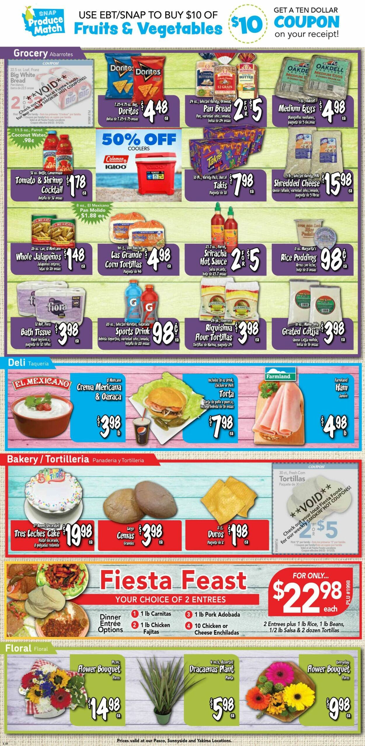 Catalogue Fiesta Foods SuperMarkets from 09/06/2023