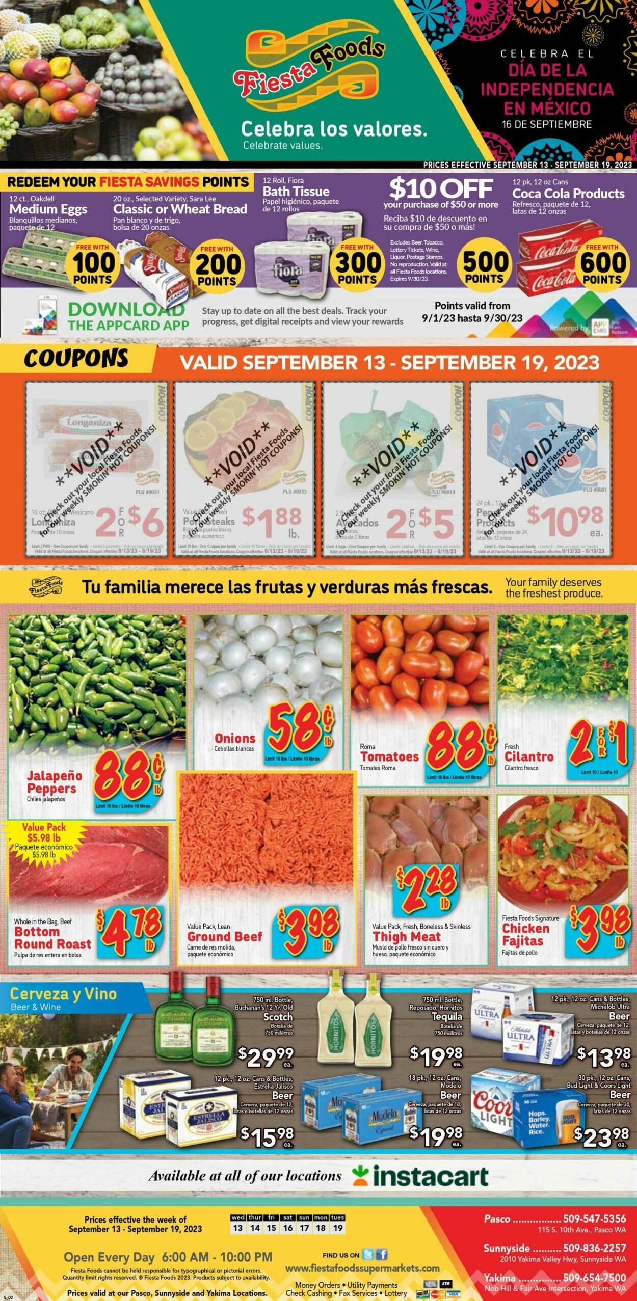 Catalogue Fiesta Foods SuperMarkets from 09/13/2023