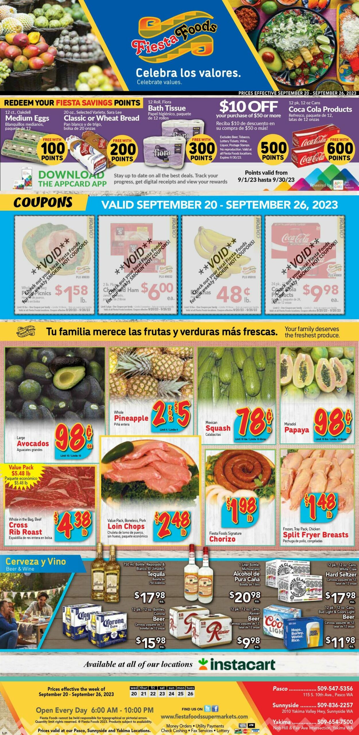 Catalogue Fiesta Foods SuperMarkets from 09/20/2023