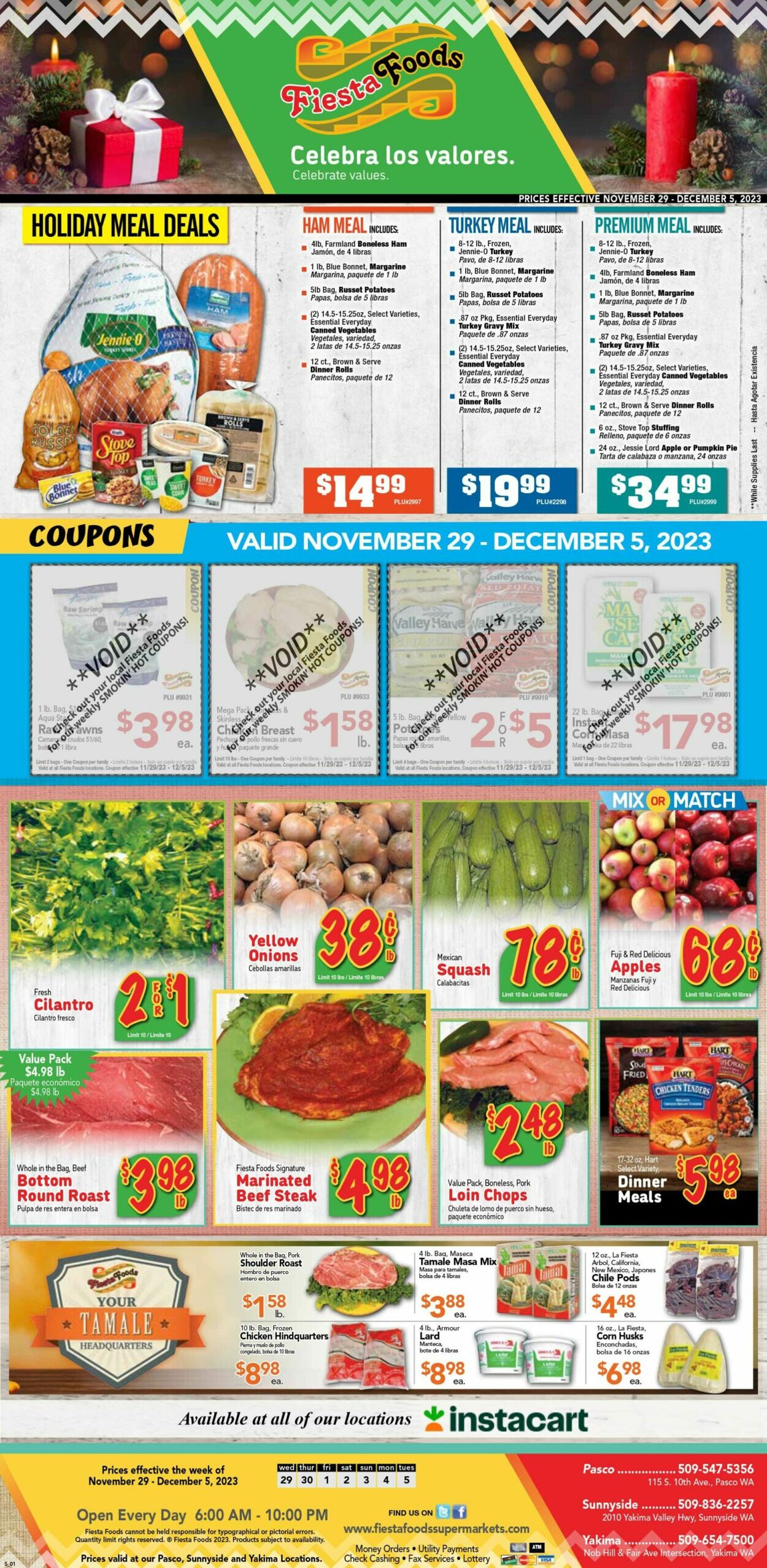 Catalogue Fiesta Foods SuperMarkets from 11/29/2023