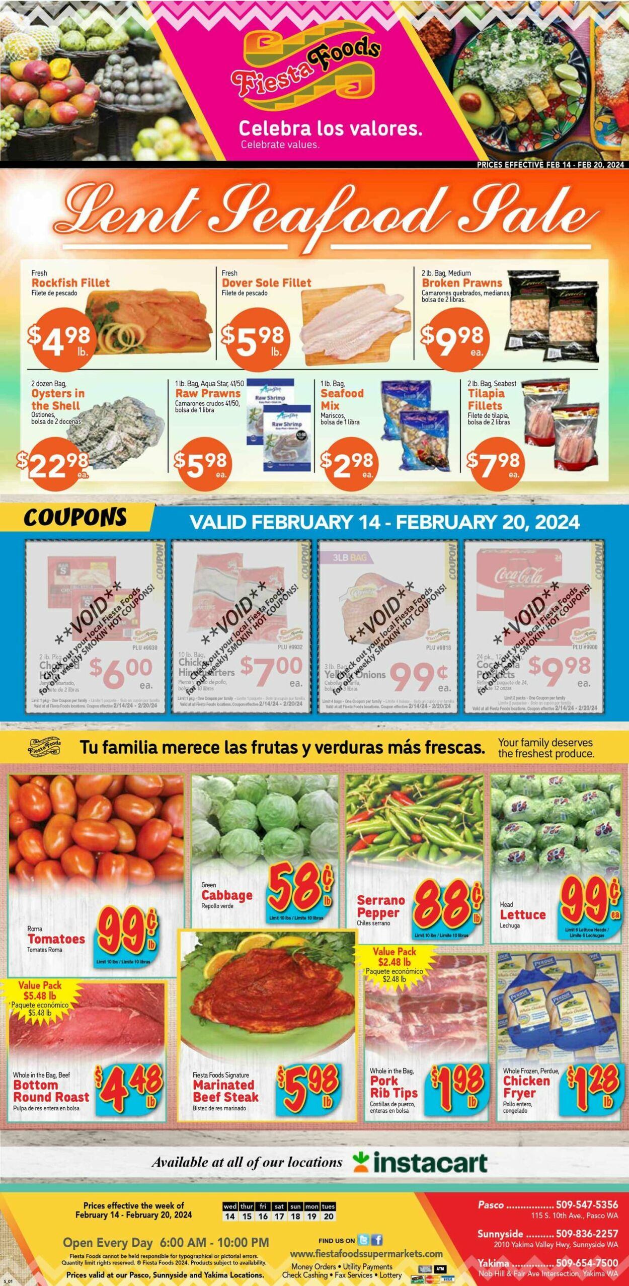 Catalogue Fiesta Foods SuperMarkets from 02/14/2024
