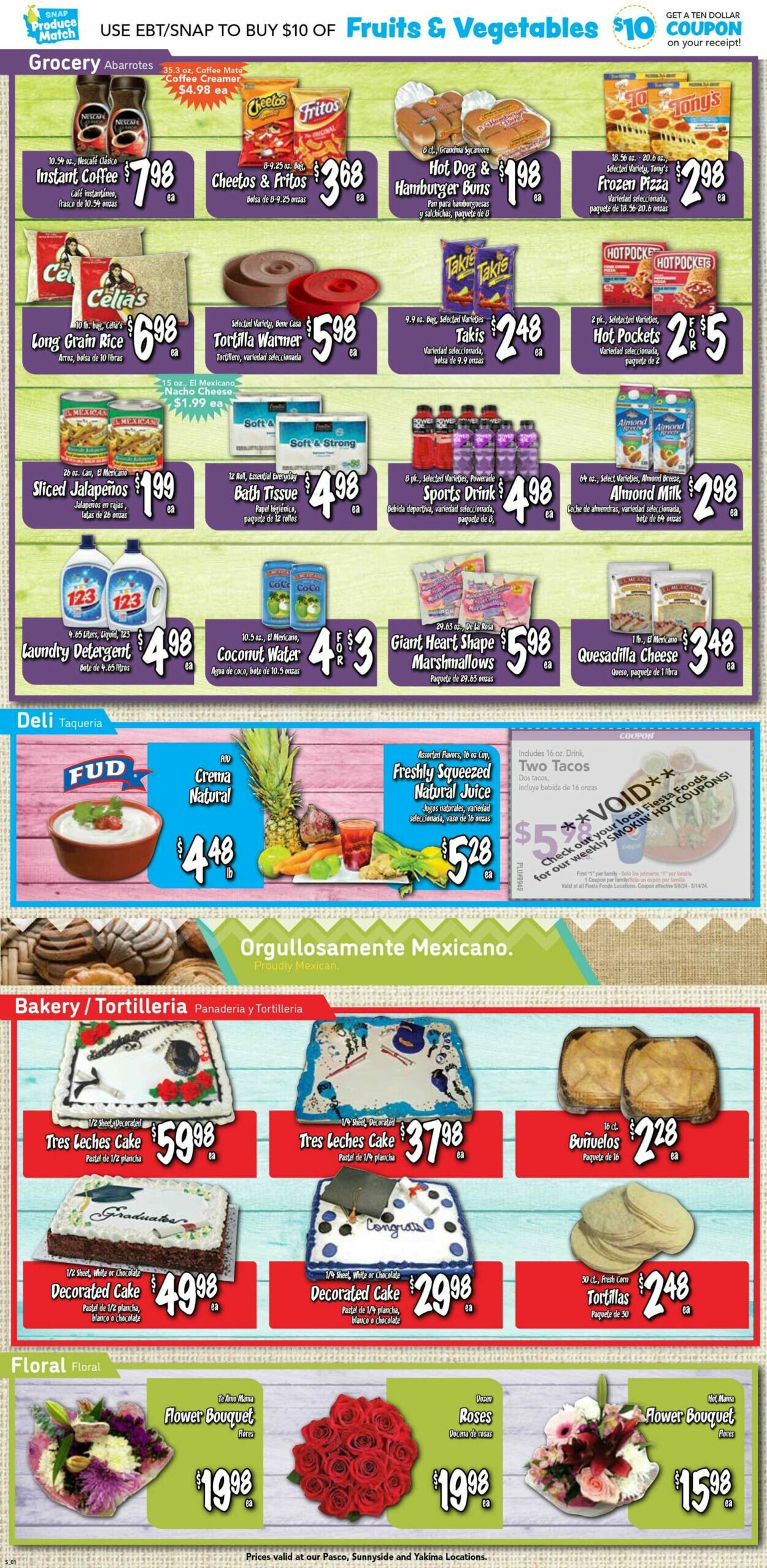 Catalogue Fiesta Foods SuperMarkets from 05/08/2024