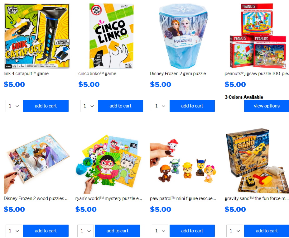 Catalogue Five Below from 10/16/2019