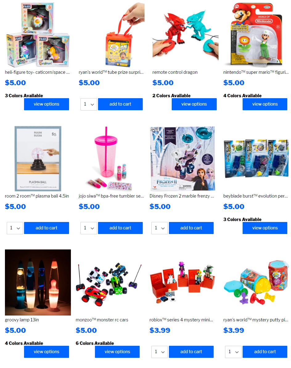 Catalogue Five Below from 11/08/2019