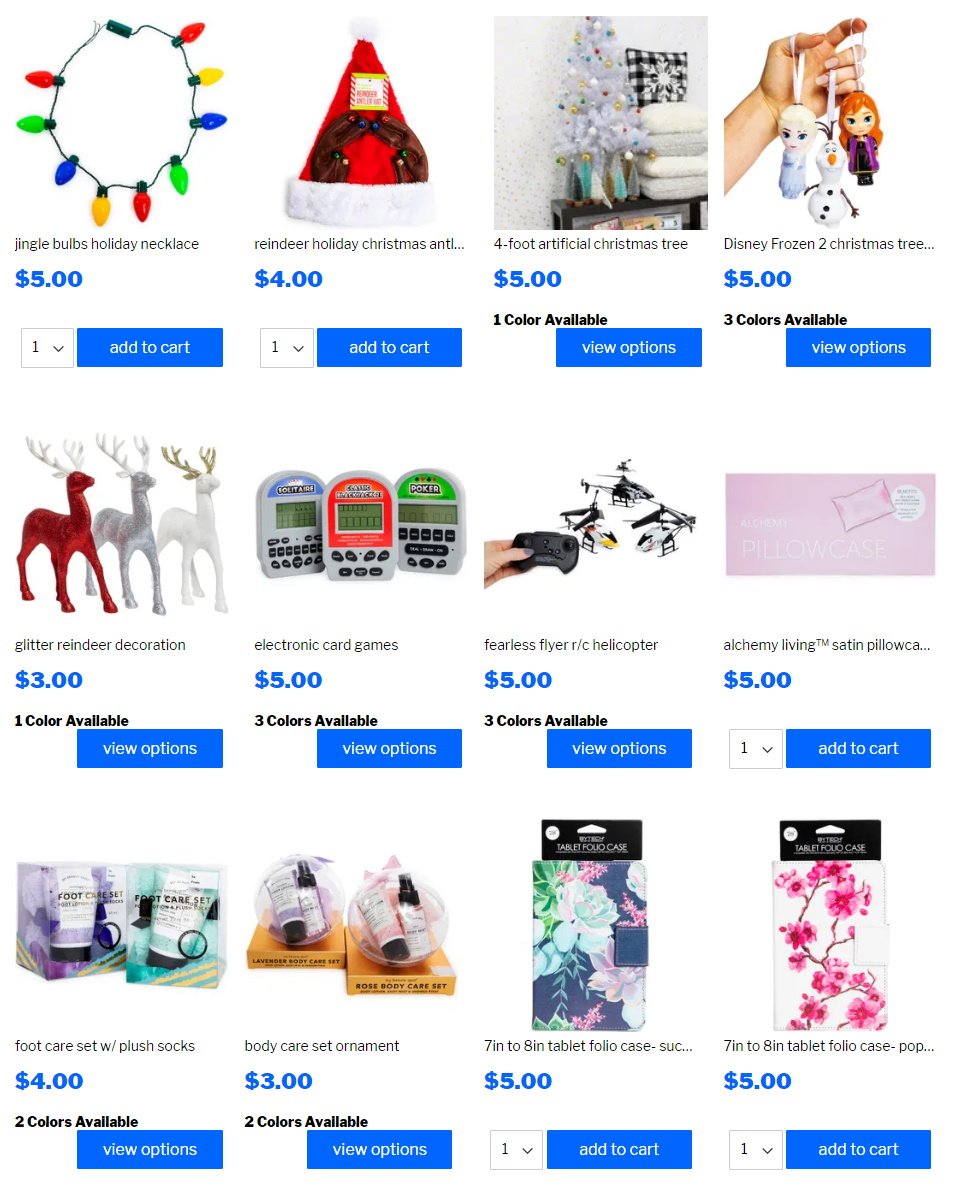 Catalogue Five Below - Holidays Ad 2019 from 12/05/2019