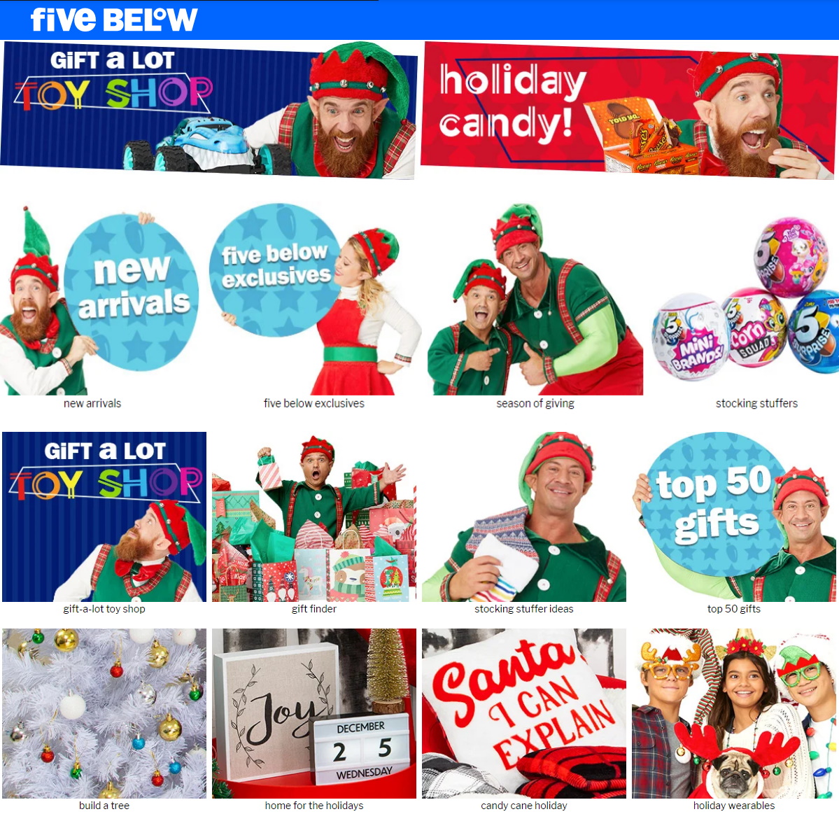 Catalogue Five Below - Holidays Ad 2019 from 12/11/2019