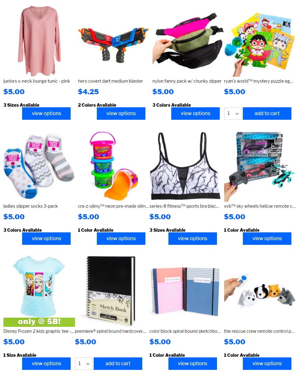 Catalogue Five Below from 01/24/2020