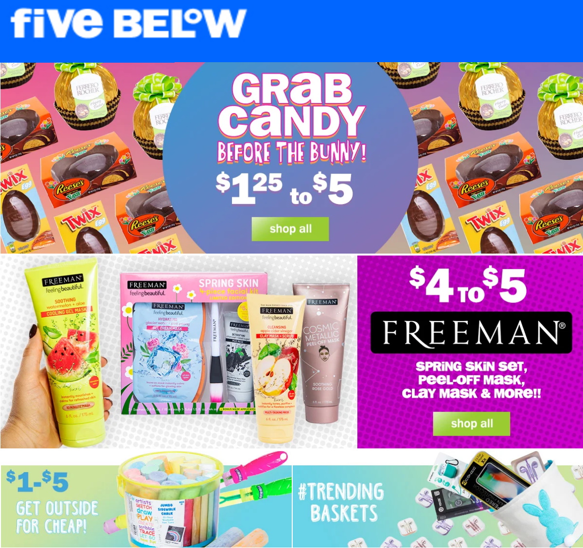 Catalogue Five Below from 03/12/2020