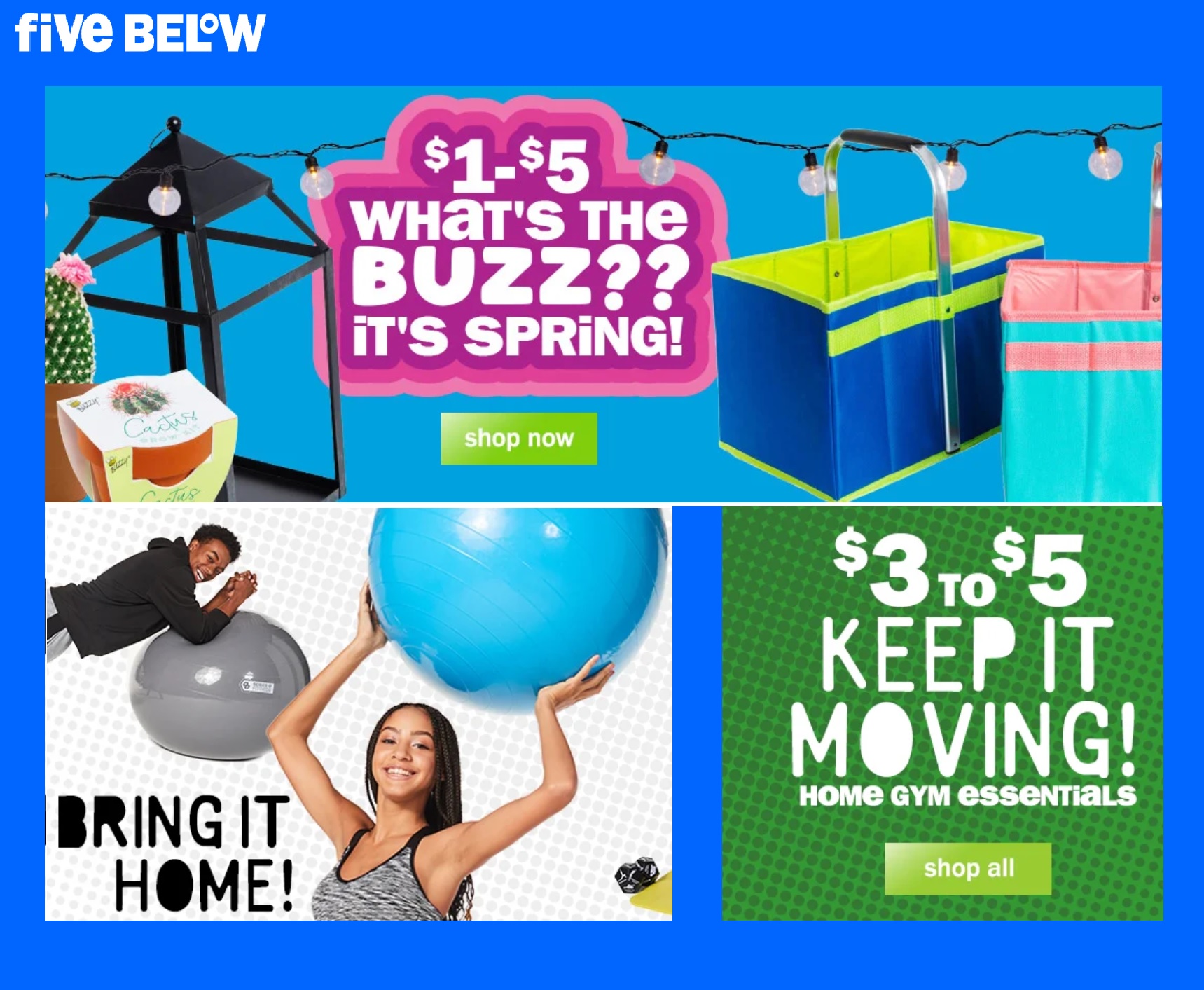 Catalogue Five Below from 04/10/2020