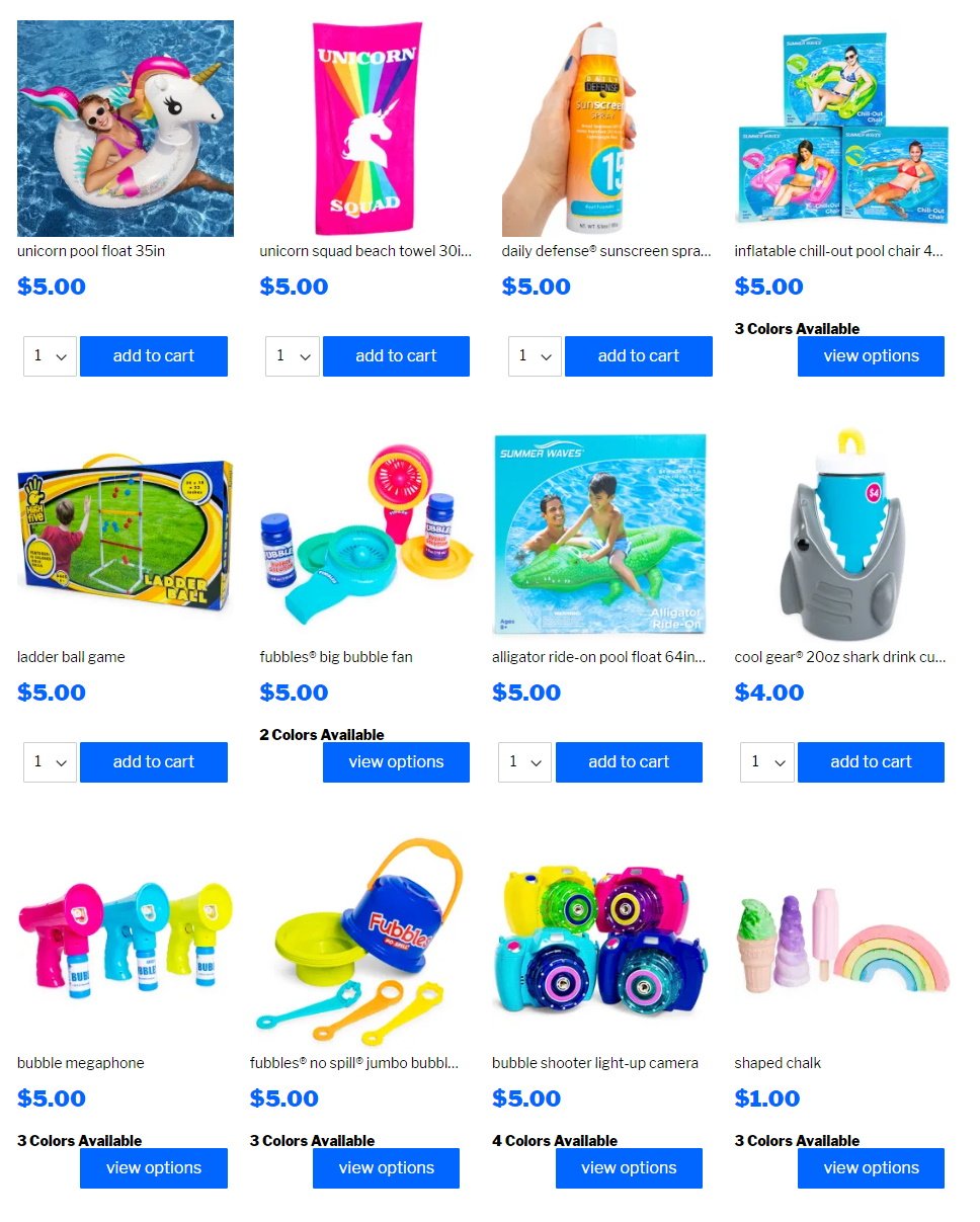 Catalogue Five Below from 06/24/2020