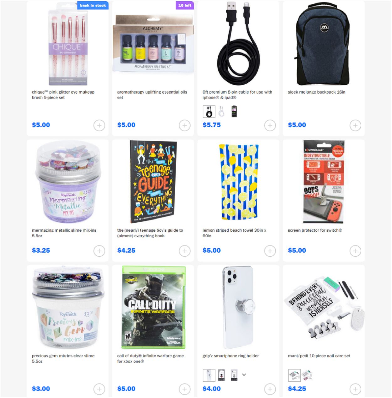 Catalogue Five Below from 08/12/2020