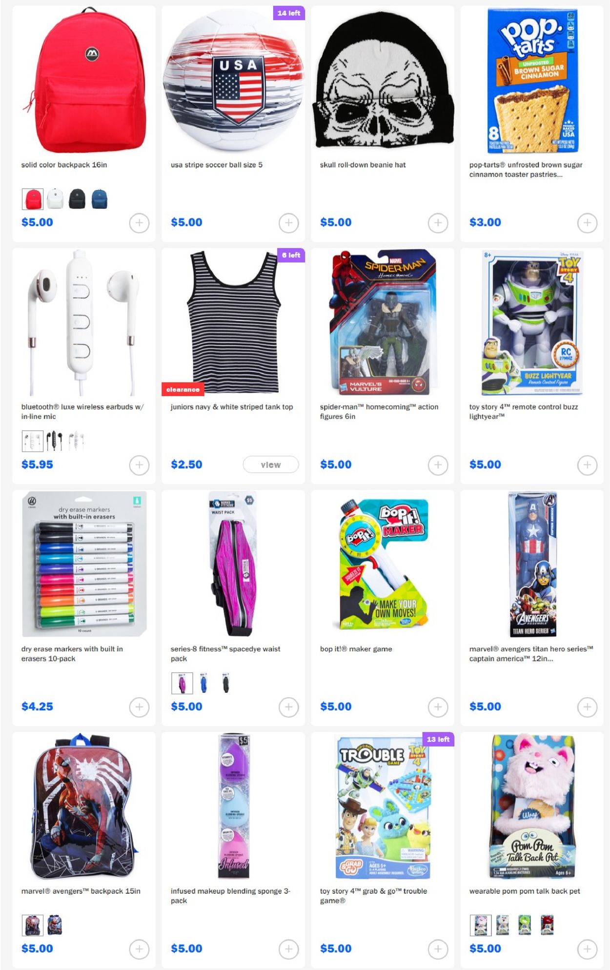 Catalogue Five Below from 09/16/2020