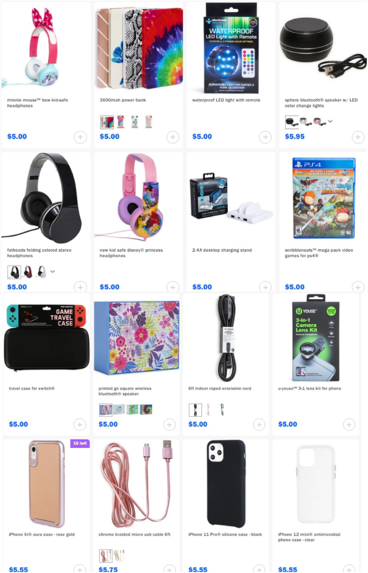 Catalogue Five Below Black Friday 2020 from 11/11/2020