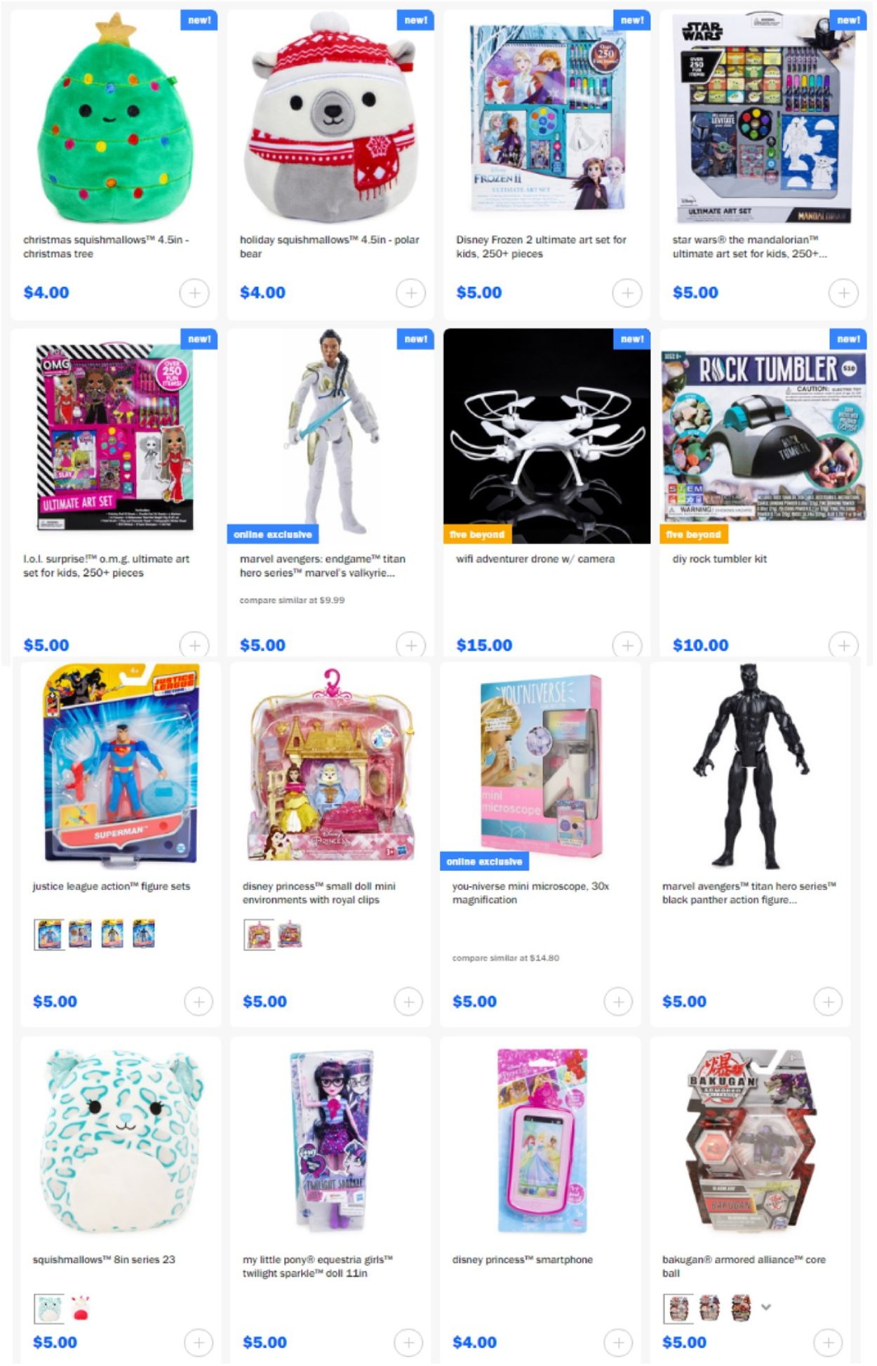 Catalogue Five Below Black Friday 2020 from 11/25/2020