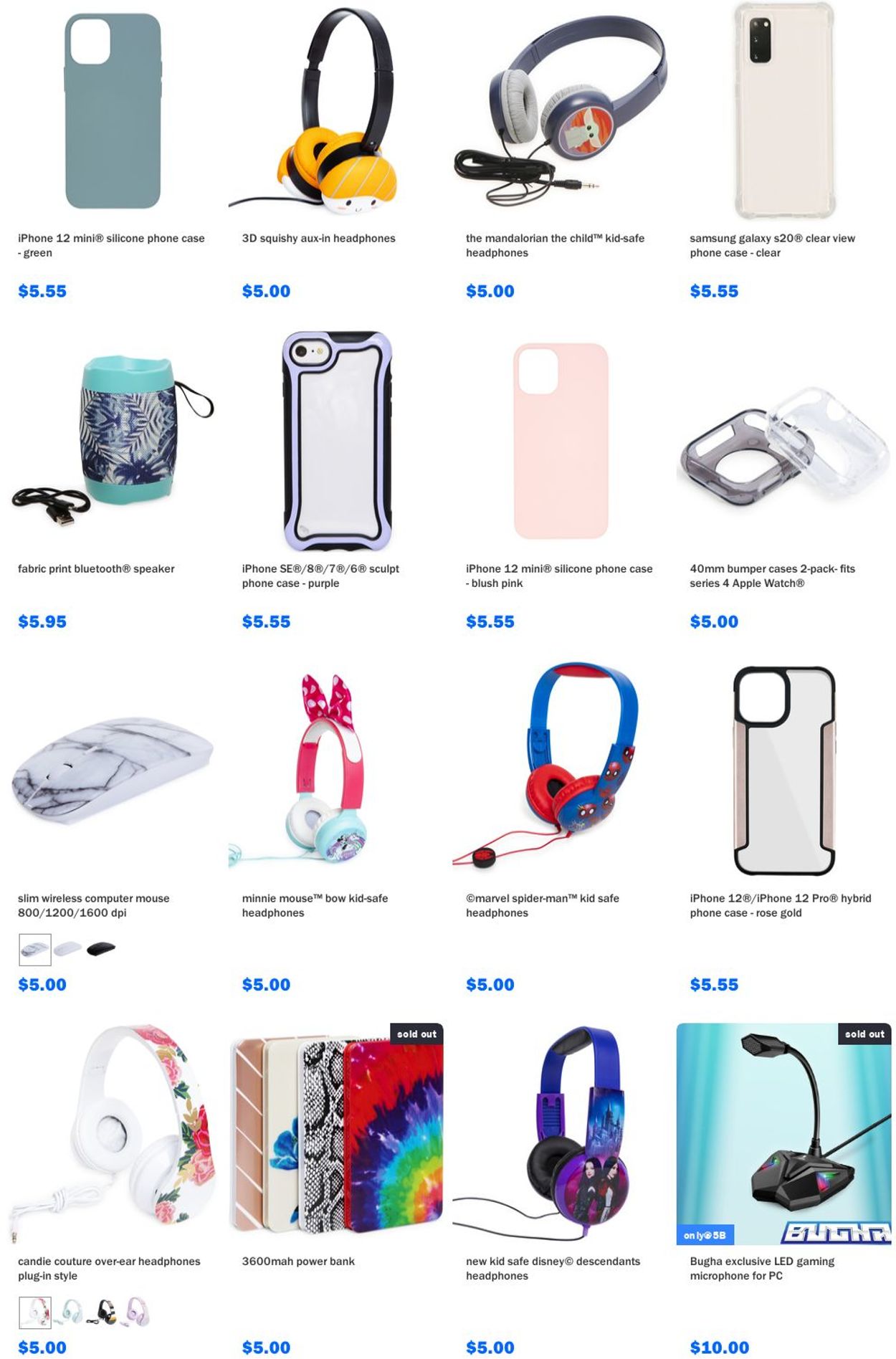 Catalogue Five Below from 12/16/2020