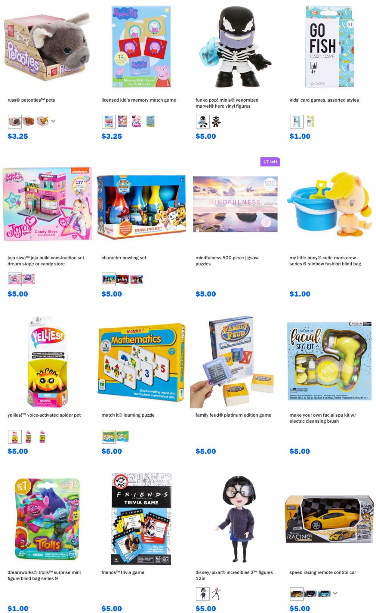 Catalogue Five Below from 01/13/2021