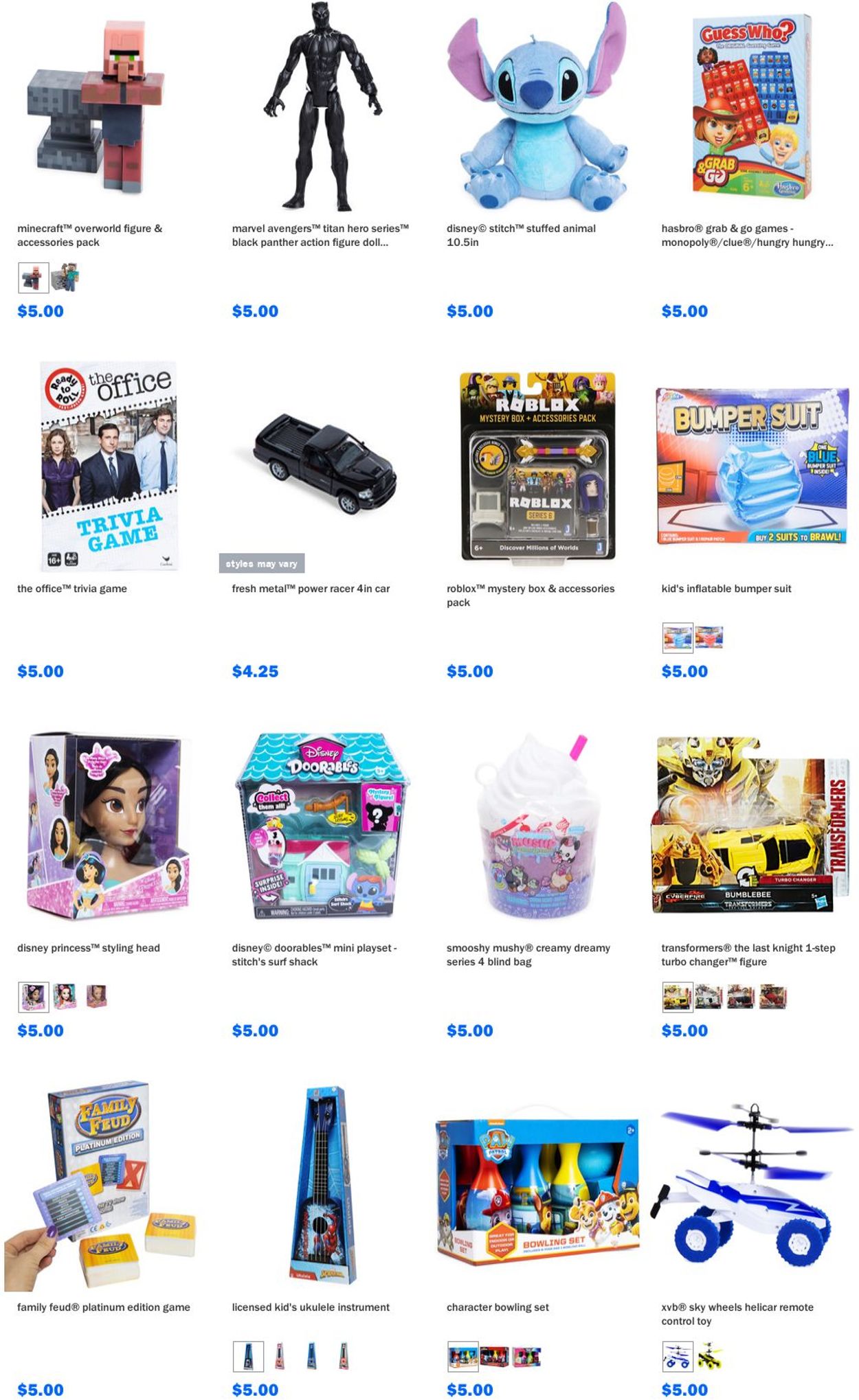 Catalogue Five Below from 02/17/2021