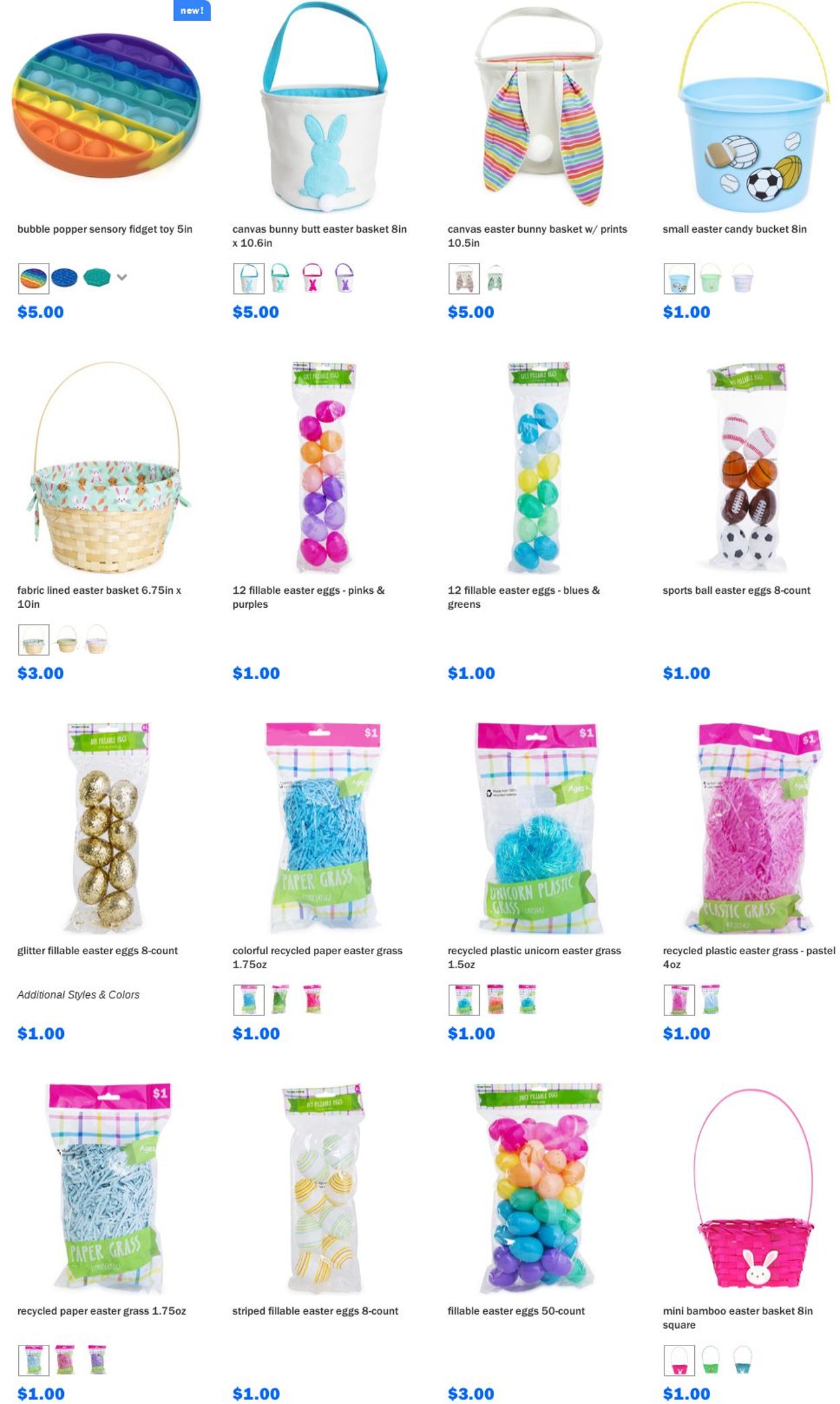 Catalogue Five Below - Easter 2021 from 03/24/2021