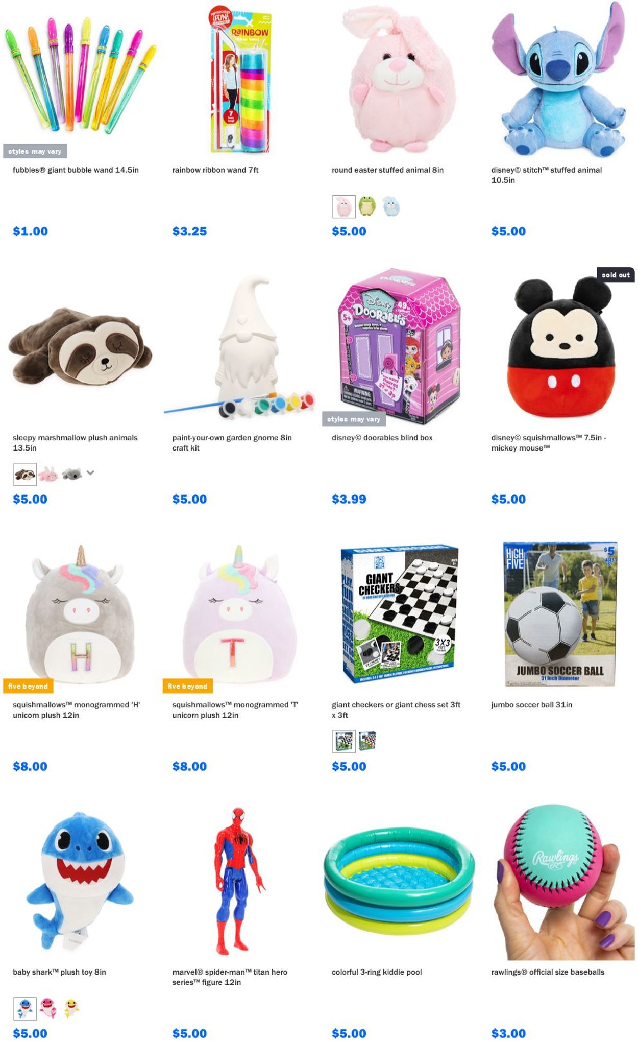 Catalogue Five Below - Easter 2021 Ad from 03/31/2021