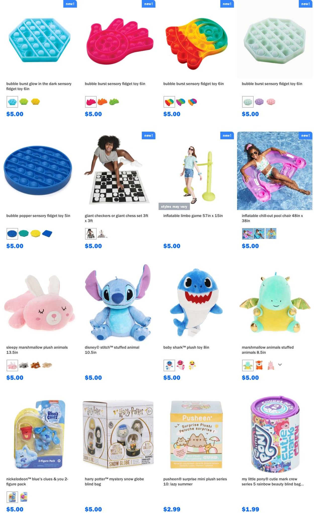 Catalogue Five Below from 04/21/2021