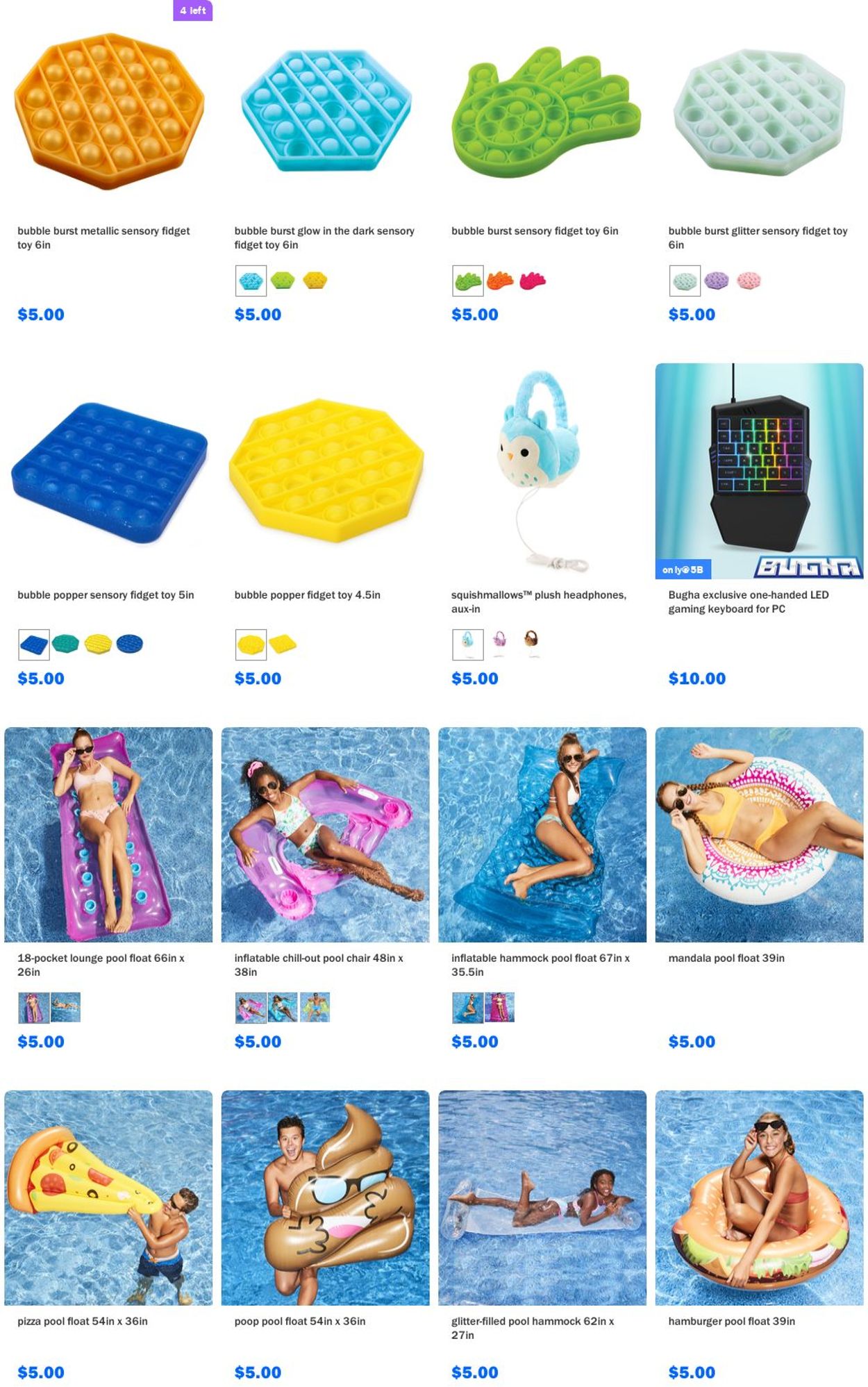 Catalogue Five Below from 06/30/2021