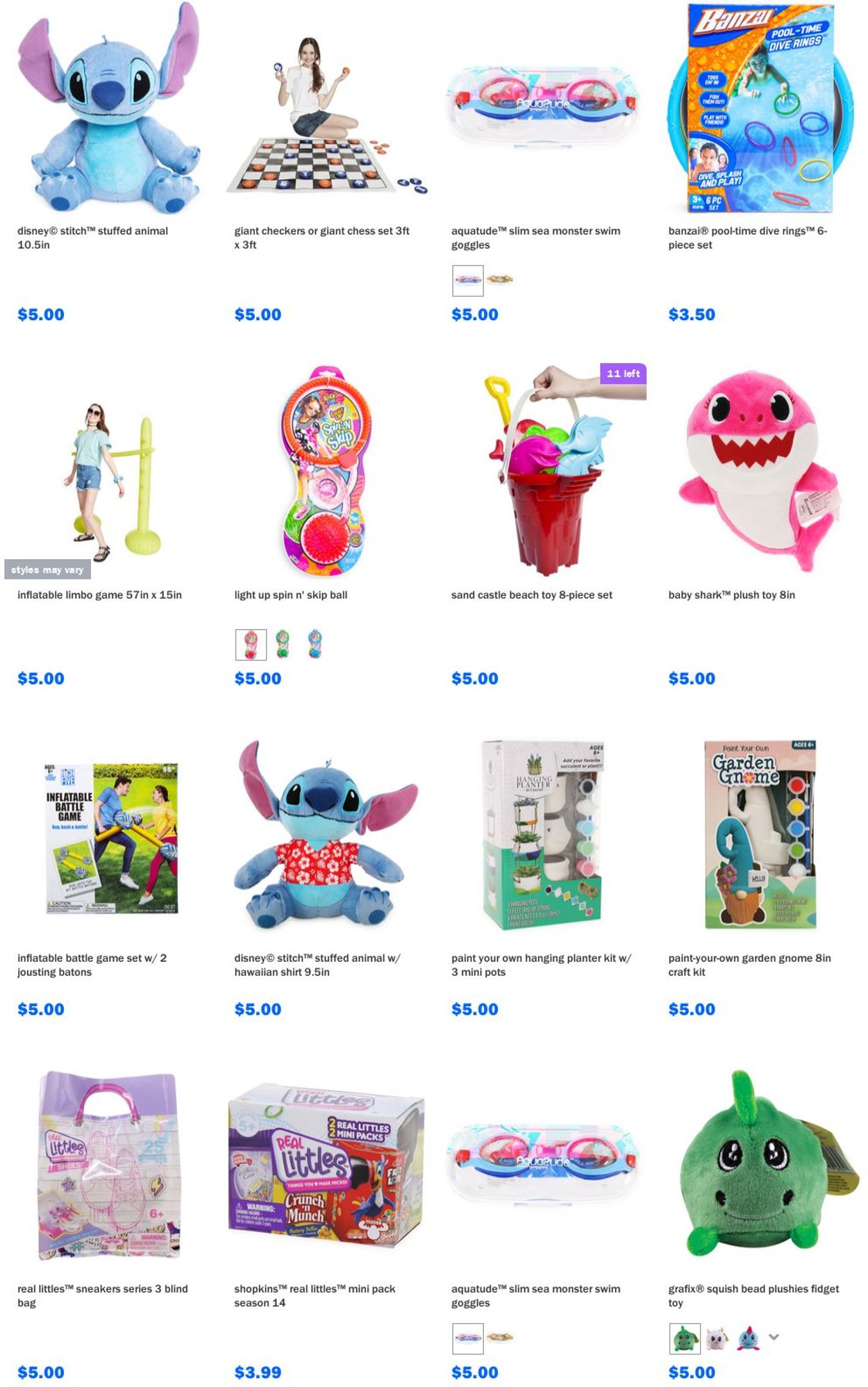 Catalogue Five Below from 07/21/2021