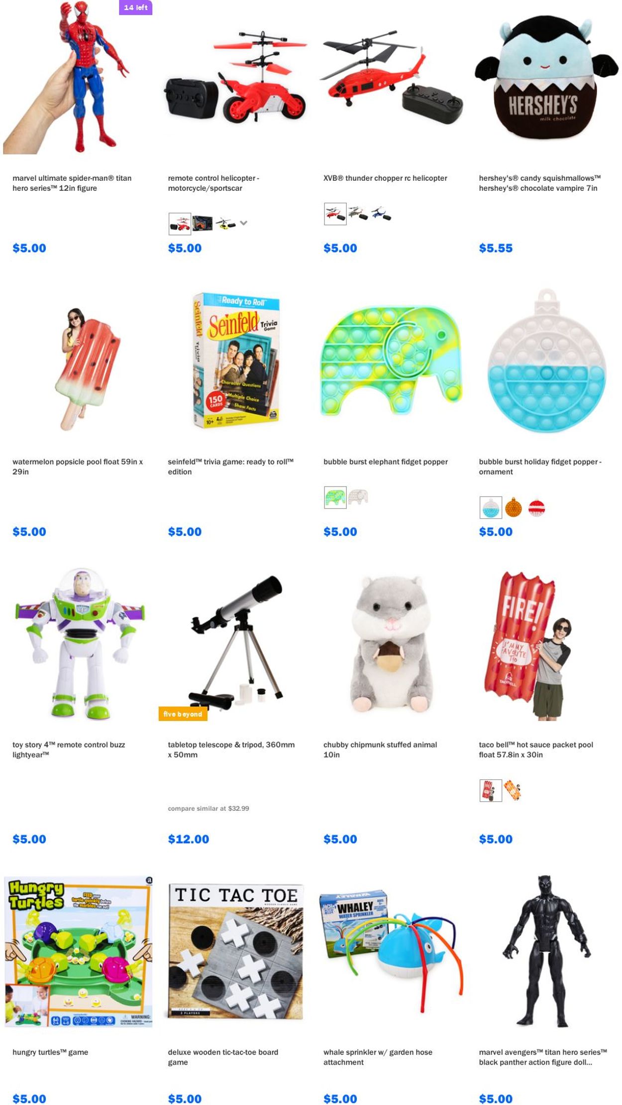 Catalogue Five Below HOLIDAY 2021 from 12/01/2021