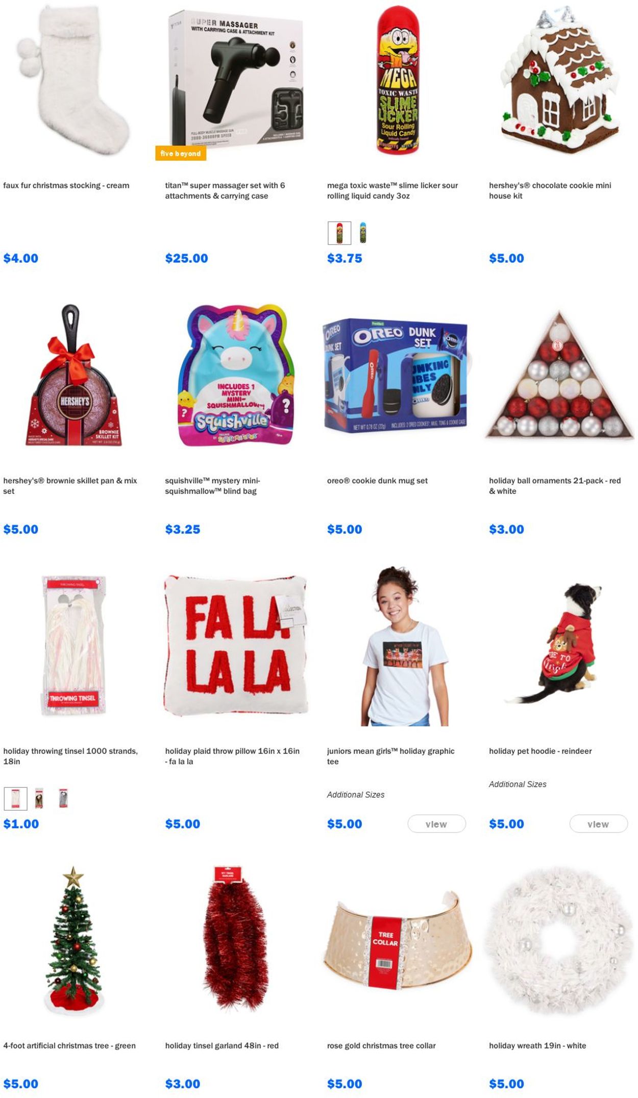 Catalogue Five Below HOLIDAY 2021 from 12/01/2021