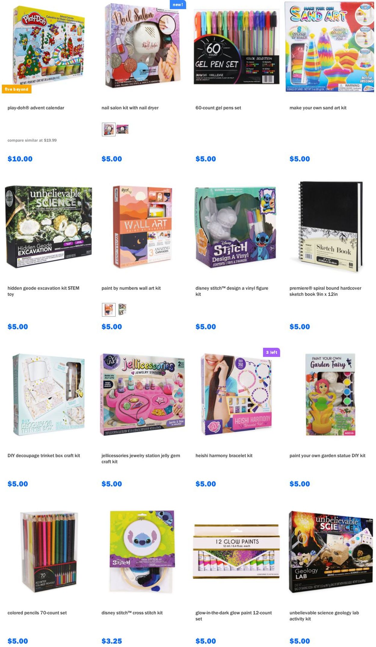 Catalogue Five Below HOLIDAY 2021 from 12/08/2021