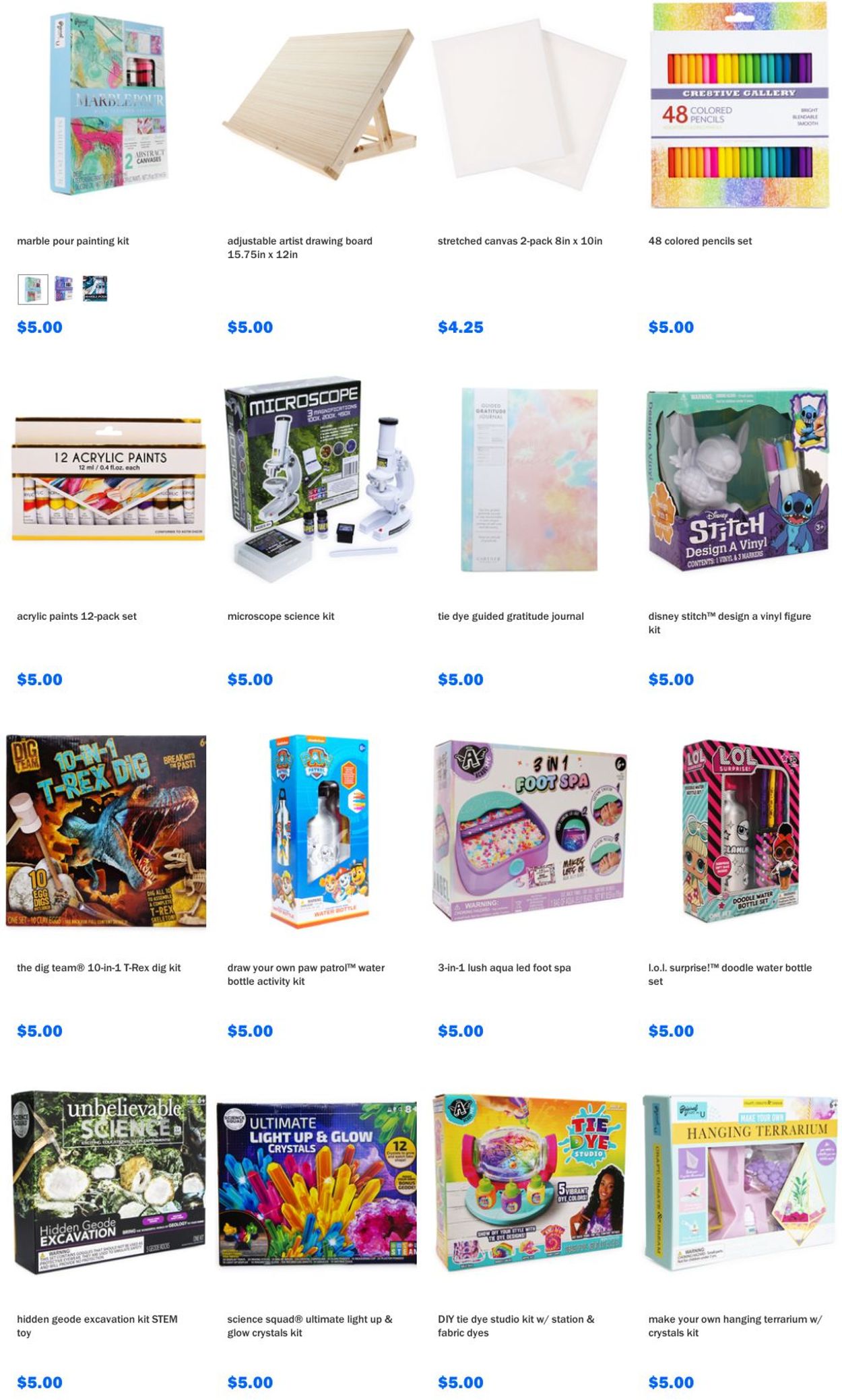 Catalogue Five Below from 01/19/2022