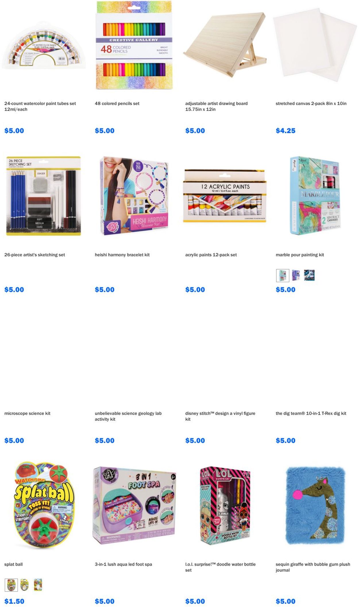 Catalogue Five Below from 02/16/2022
