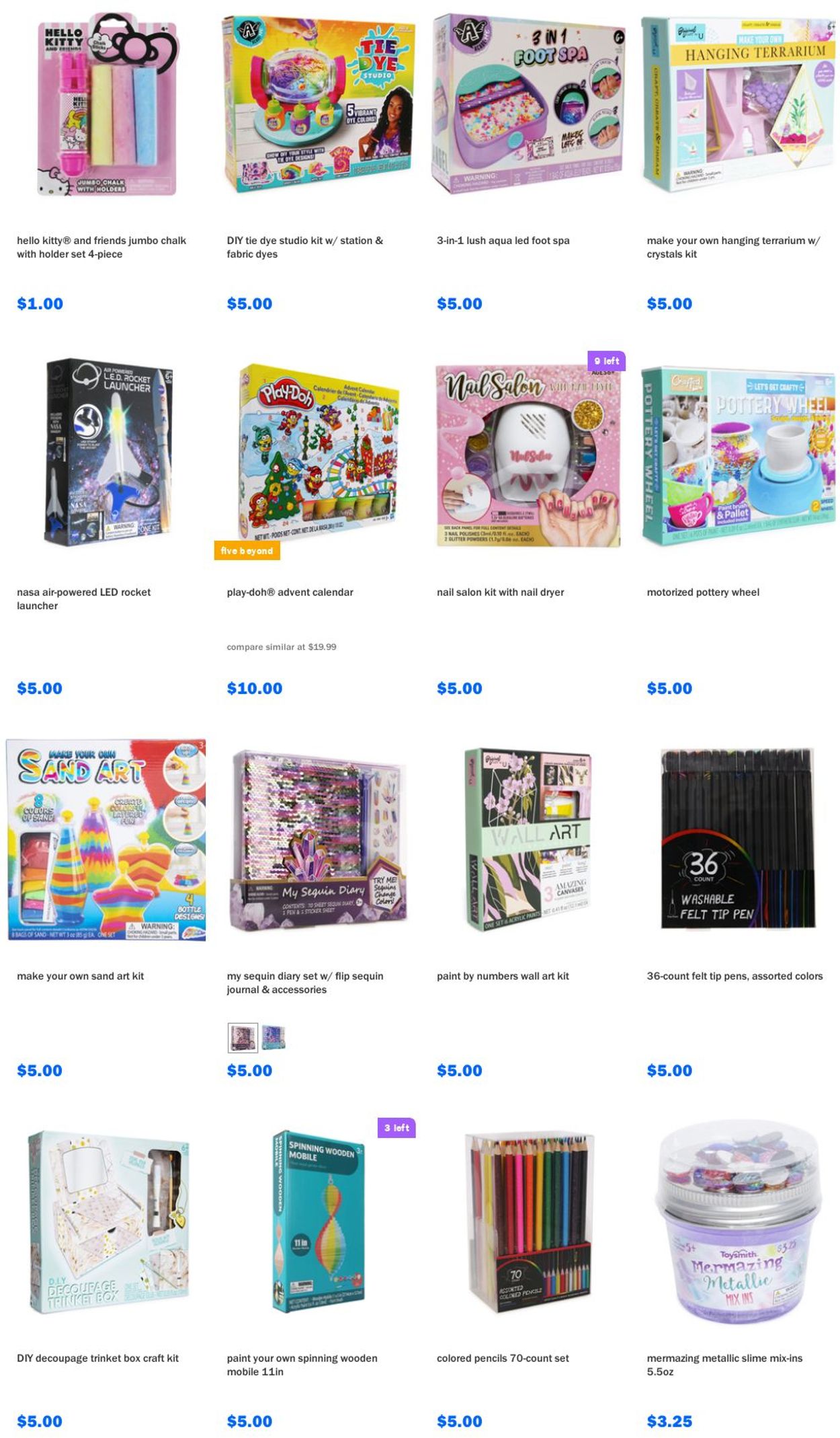 Catalogue Five Below from 03/30/2022