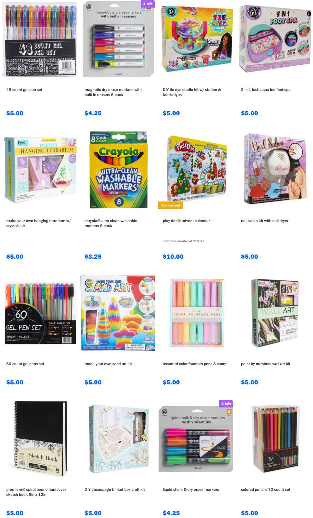 Catalogue Five Below from 04/27/2022