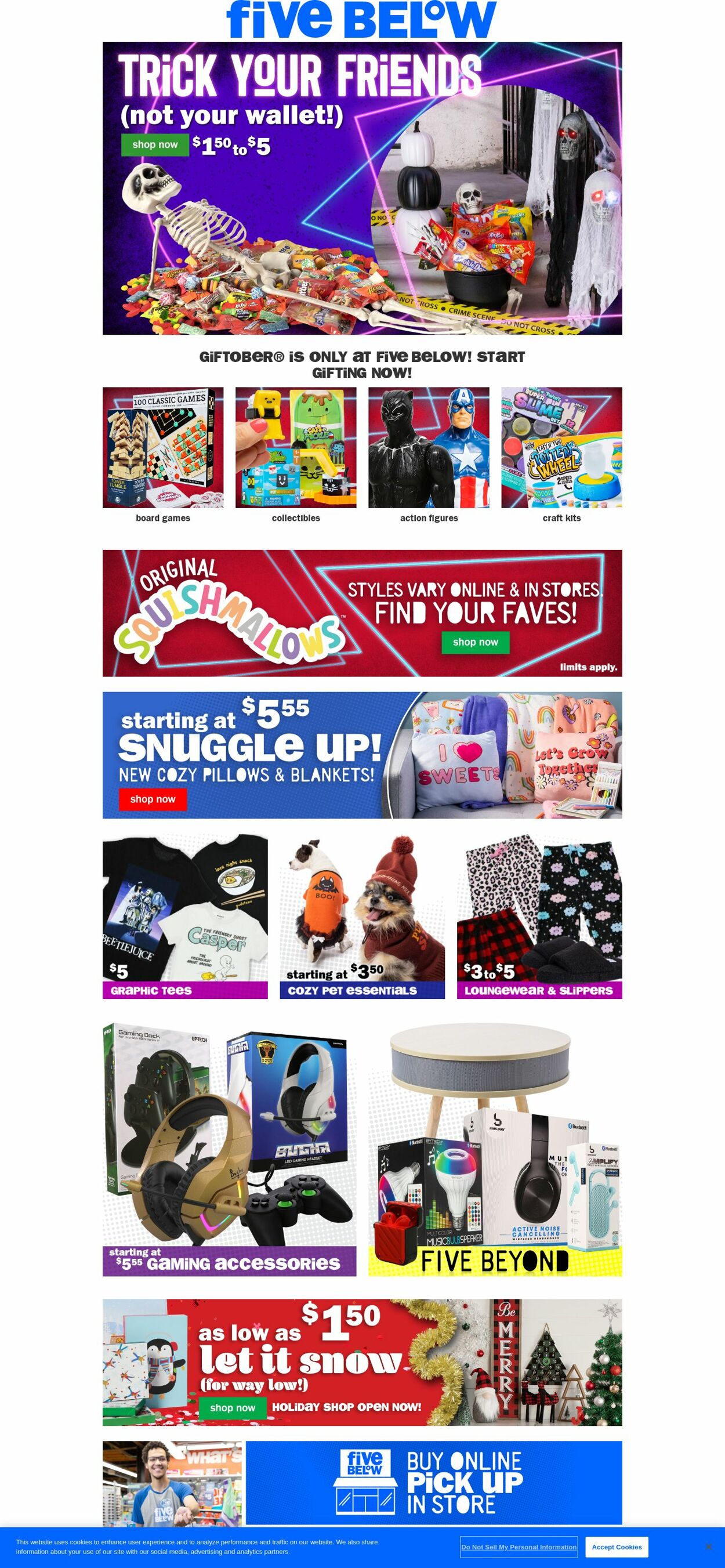 Catalogue Five Below from 10/05/2022