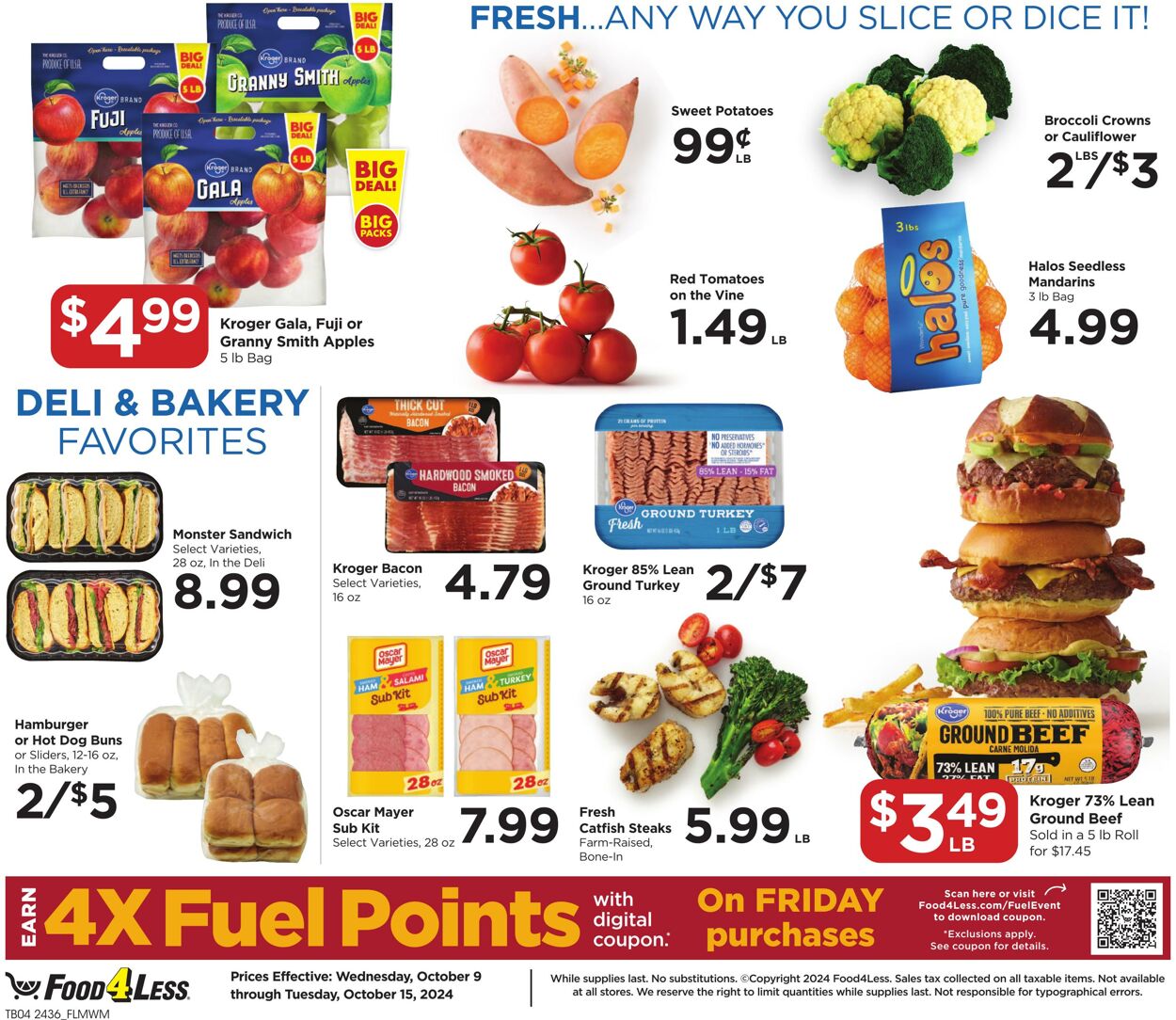 Catalogue Food 4 Less from 10/09/2024