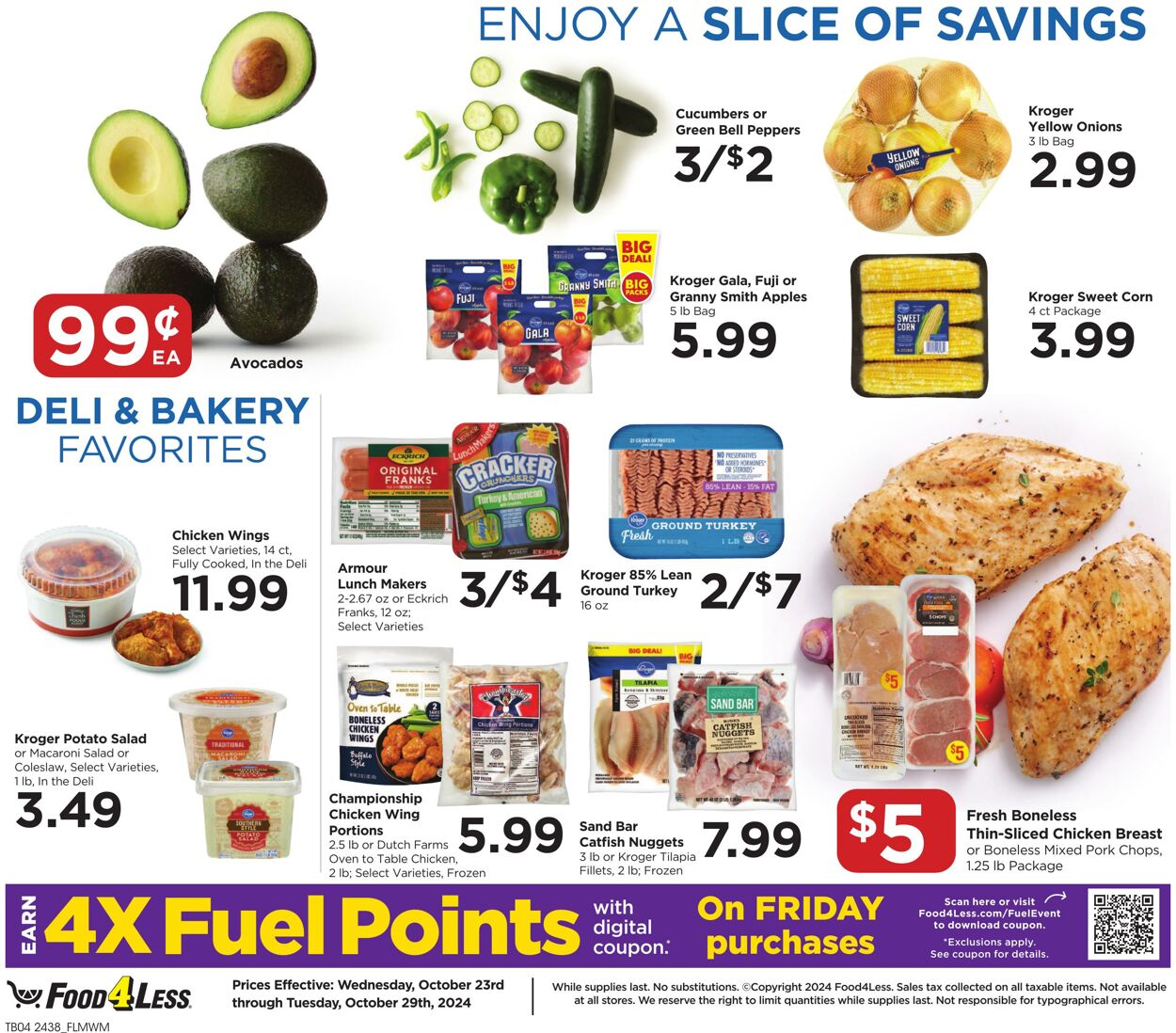 Catalogue Food 4 Less from 10/23/2024