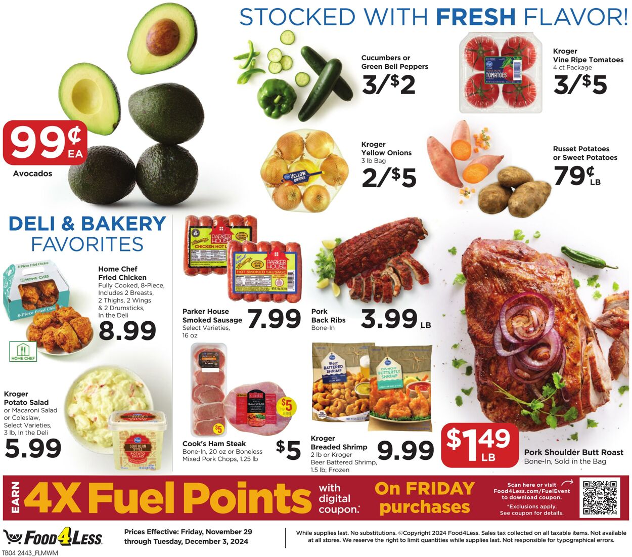 Catalogue Food 4 Less from 11/29/2024